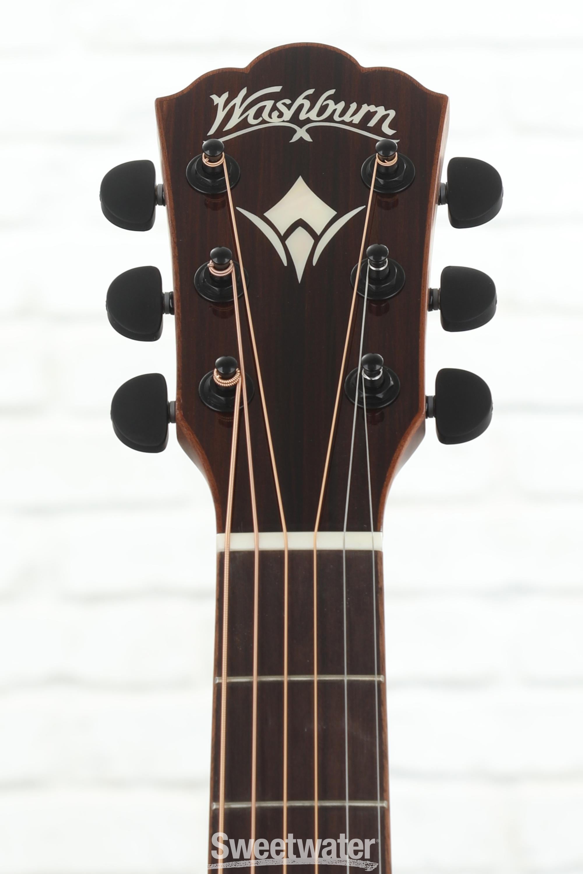 Washburn Comfort G55CE Koa Acoustic-electric Guitar - Natural with