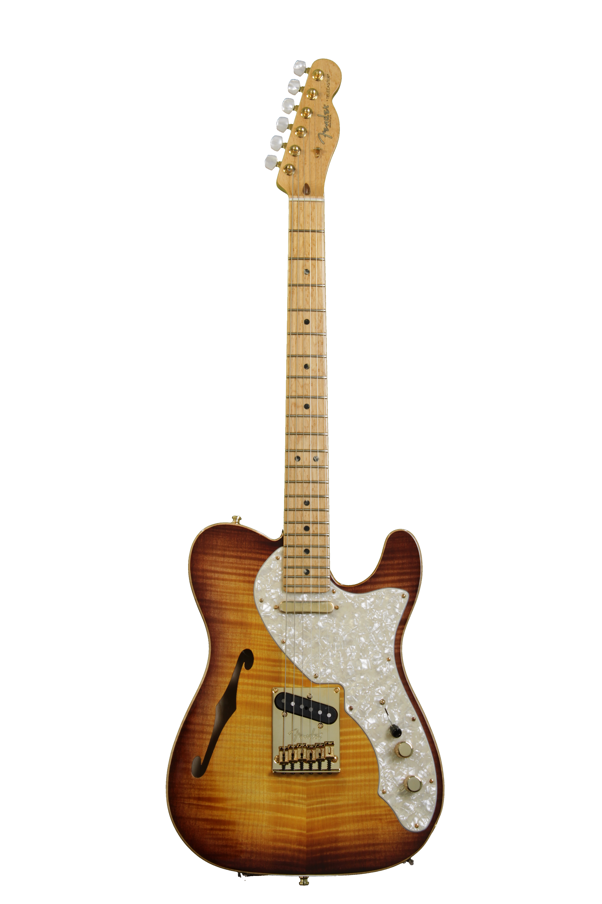 Fender American Select Series Telecaster - Thinline, Violin Burst ...