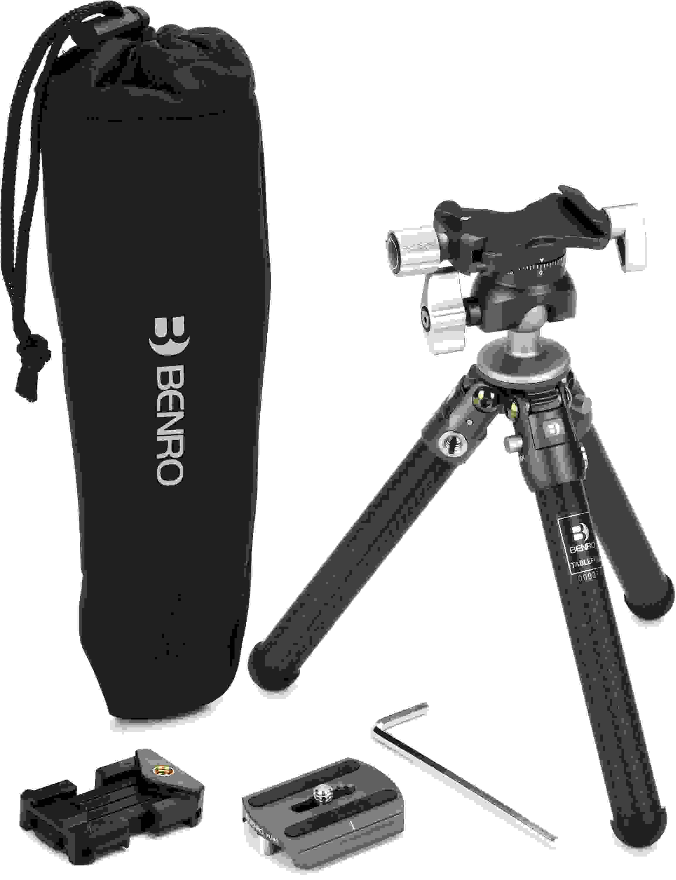 Benro Tablepod Kit with Arca-Swiss style Camera Plate and Smartphone Adapter