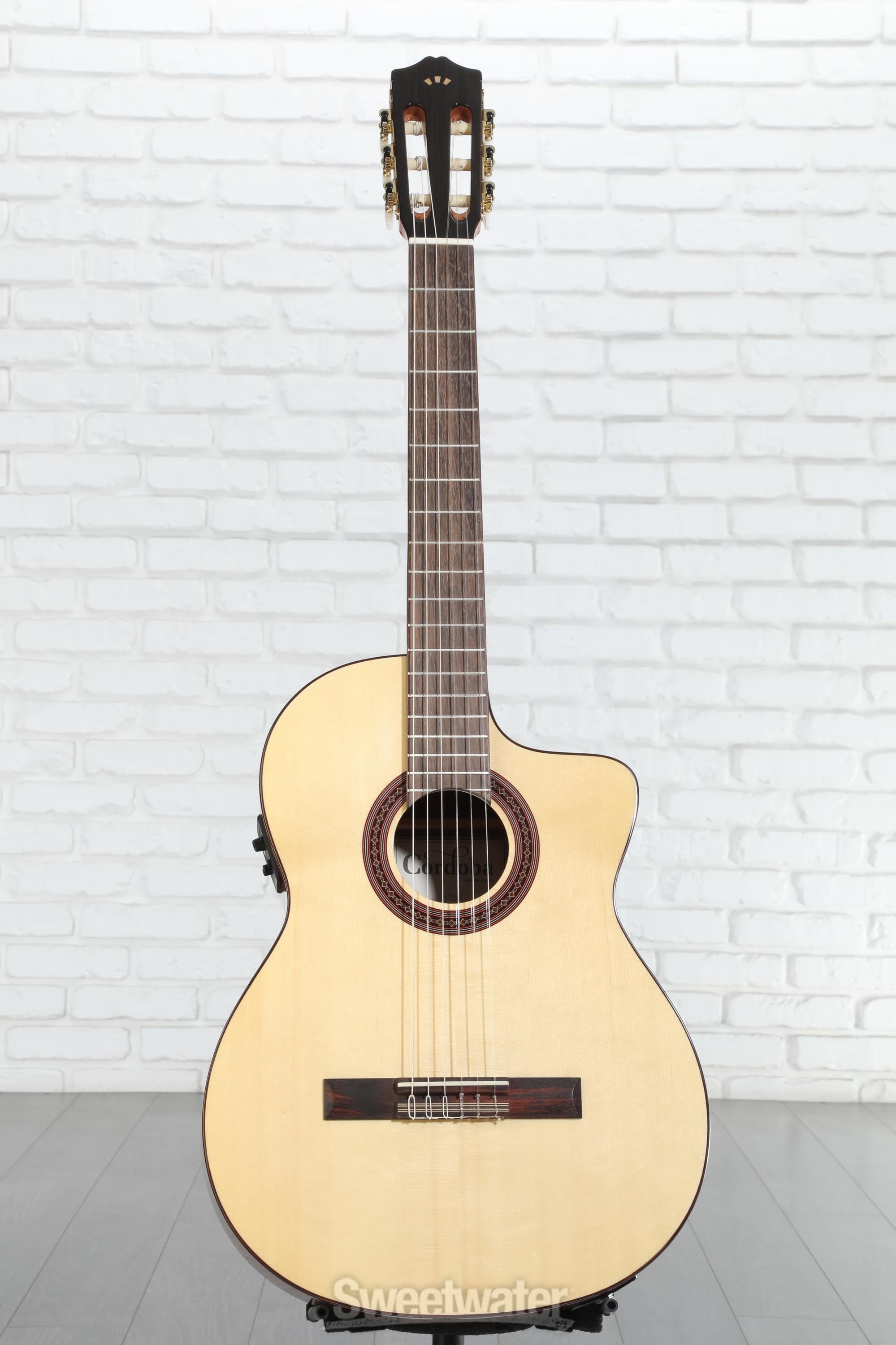 Cordoba C5-CE Nylon-string Acoustic-electric Guitar - Natural Spruce