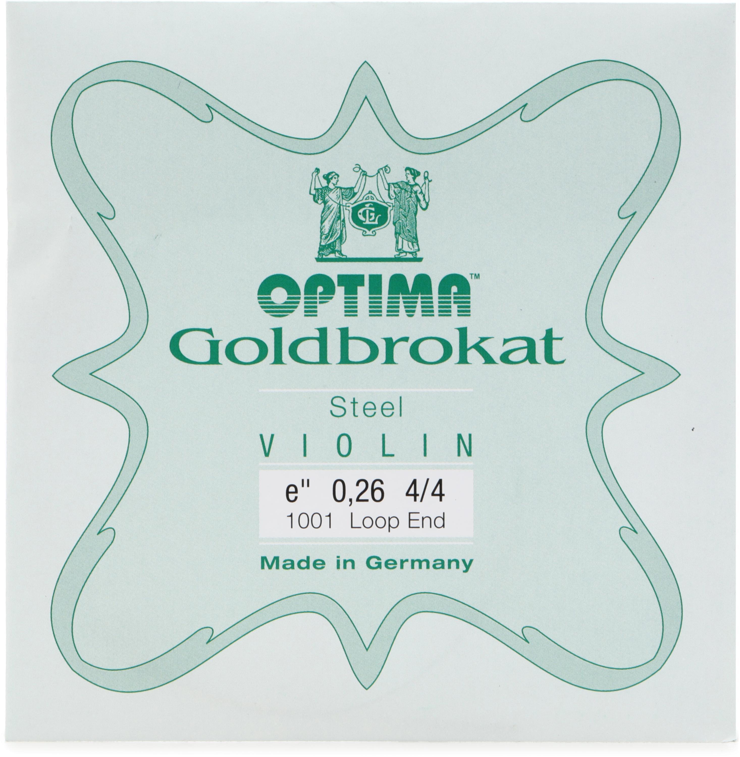 Optima Goldbrokat Violin E String - Loop End | Sweetwater