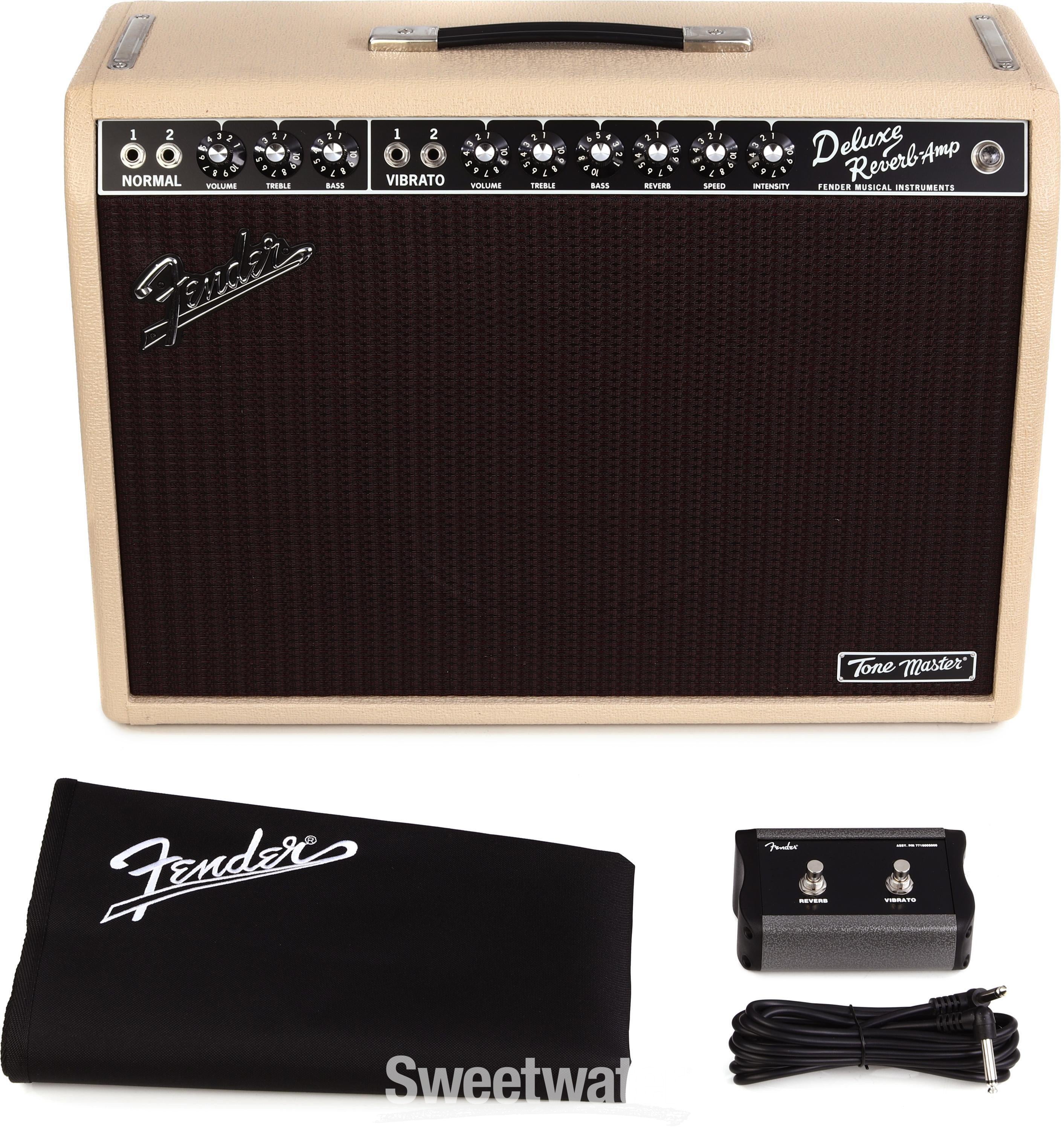 Fender Tone Master Deluxe Reverb 1 x 12-inch 100-watt Combo Amp - Blonde |  Sweetwater