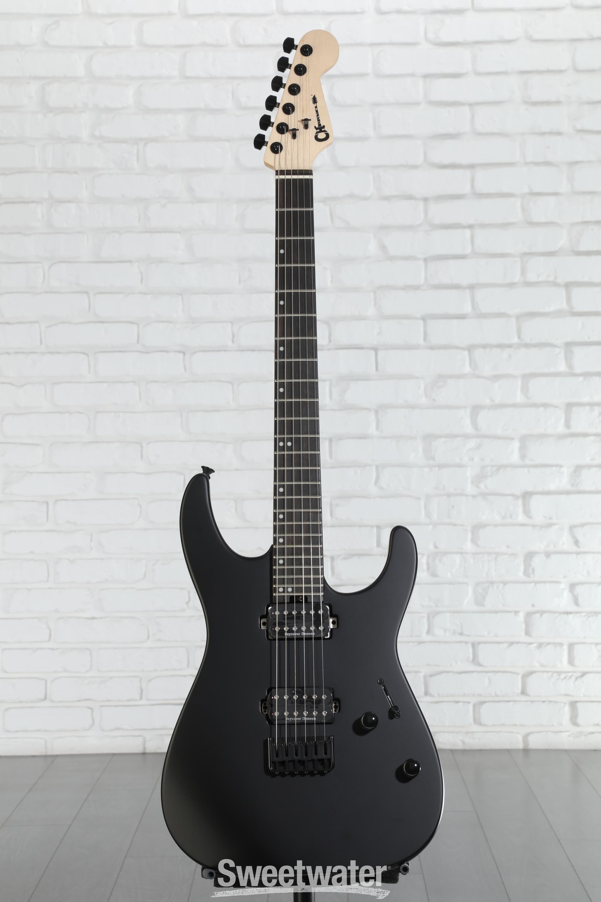 Charvel Pro-Mod DK24 HH HT Electric Guitar - Satin Black | Sweetwater
