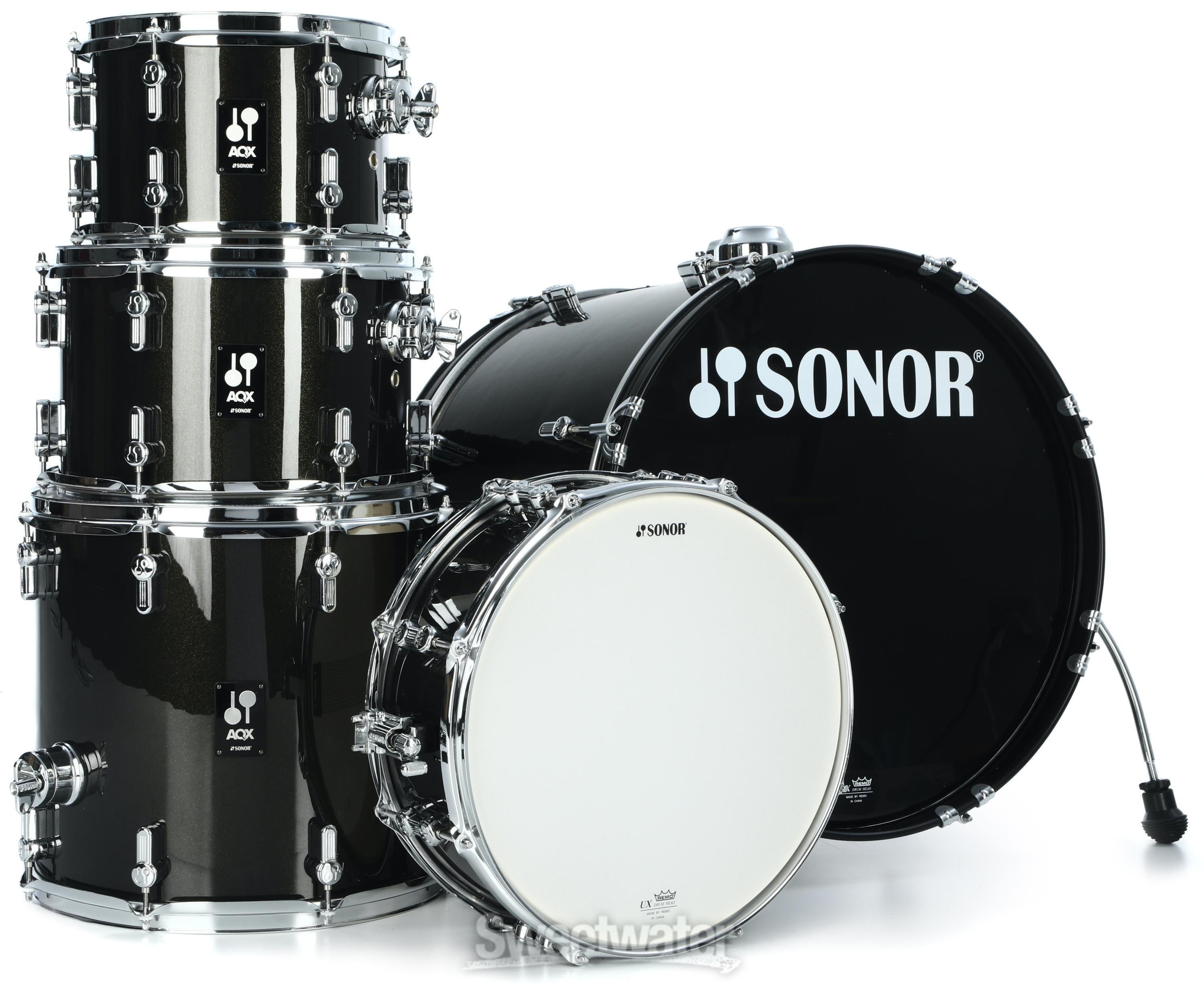 Batería Sonor AQX Studio de 5 piezas conBatería Sonor AQX Studio de 5 piezas con  