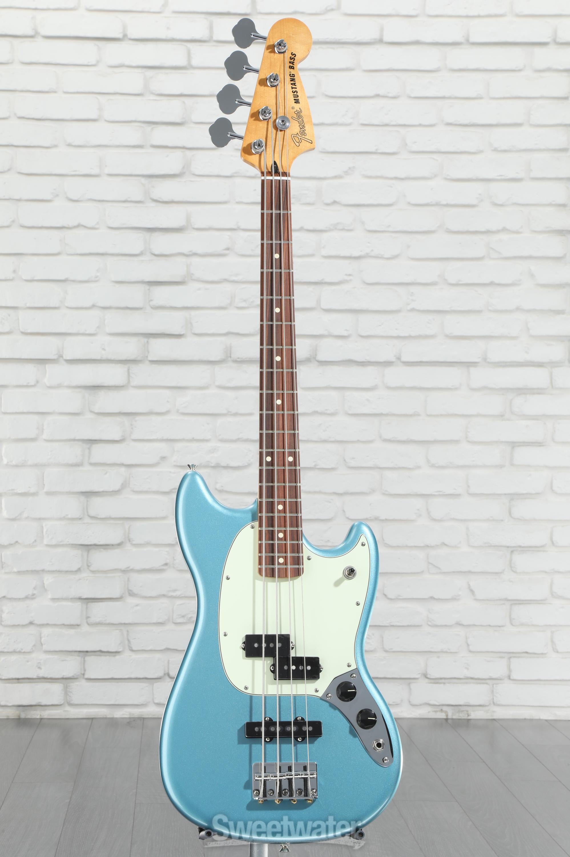 Fender Special Edition Mustang PJ Bass - Tidepool with Pau