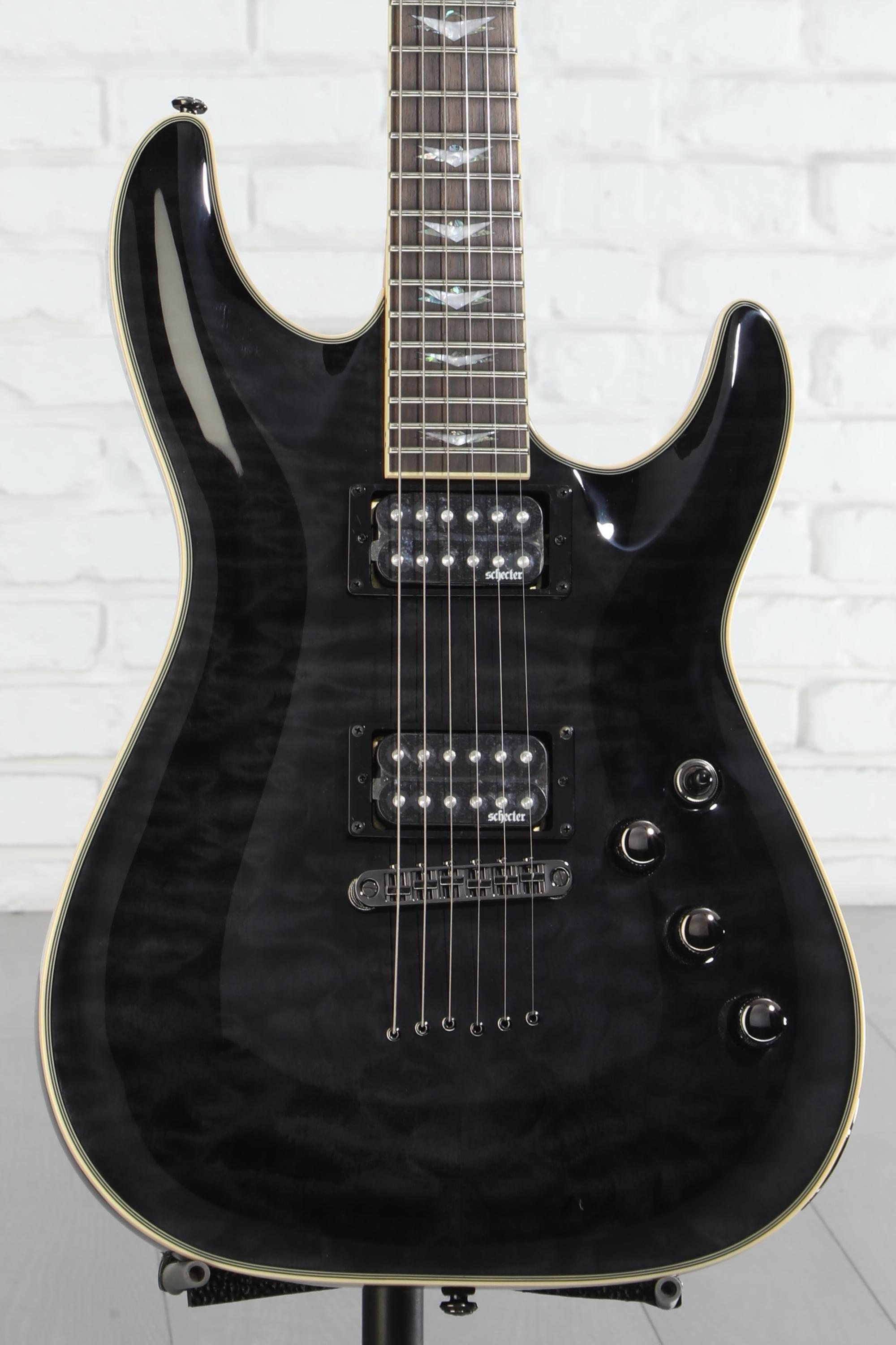 Schecter Omen Extreme-6 Electric Guitar - See-Thru Black