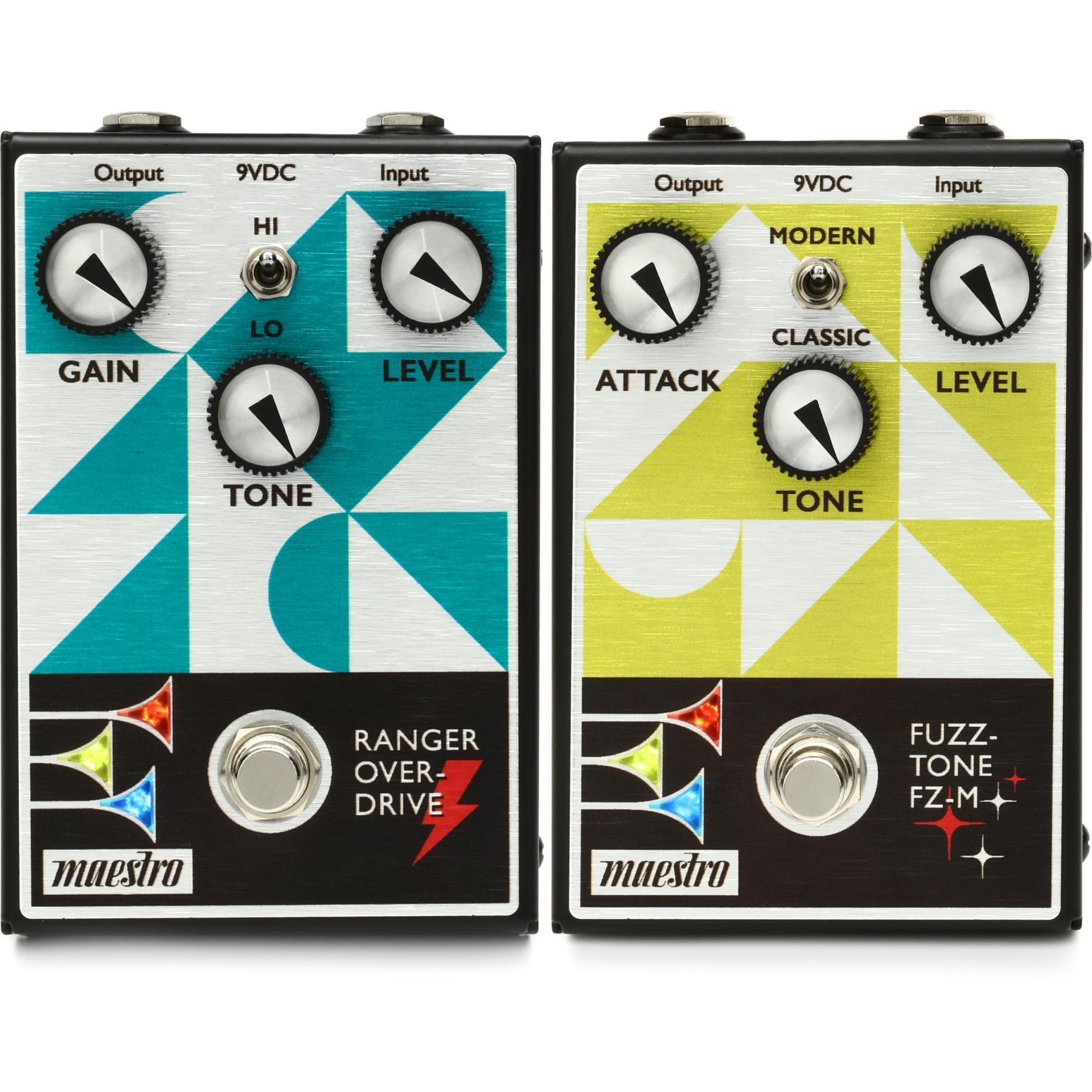 Maestro Ranger Overdrive and Fuzz-Tone FZ-M Fuzz Pedals | Sweetwater