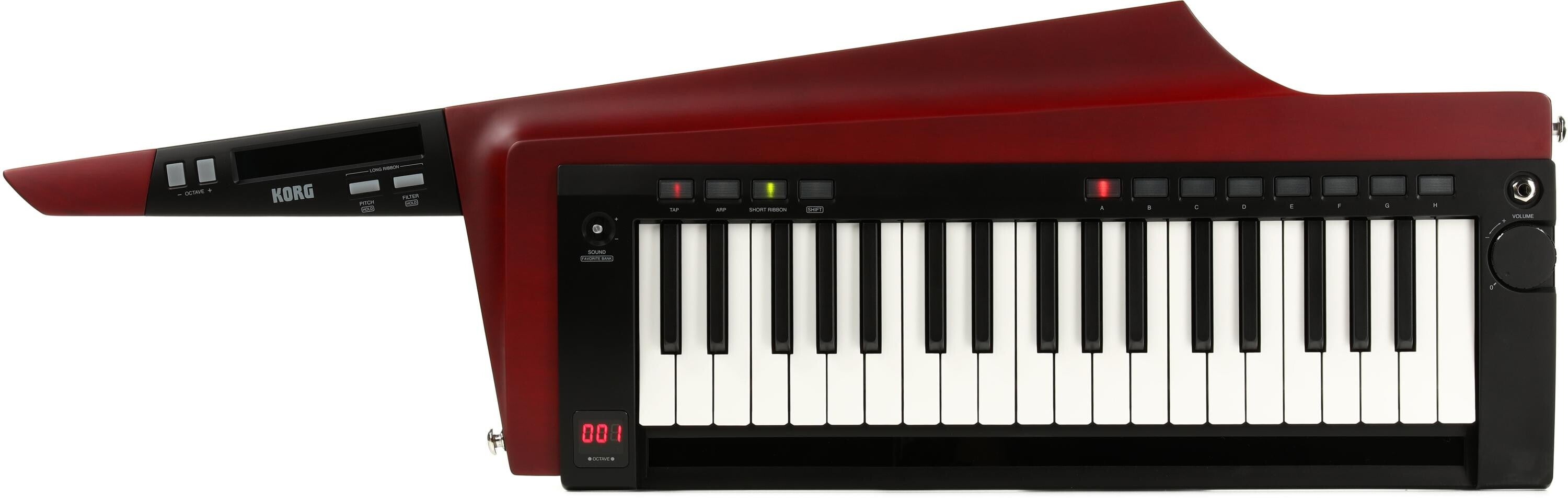 Korg RK-100S2 37-key Keytar (Red) | Sweetwater