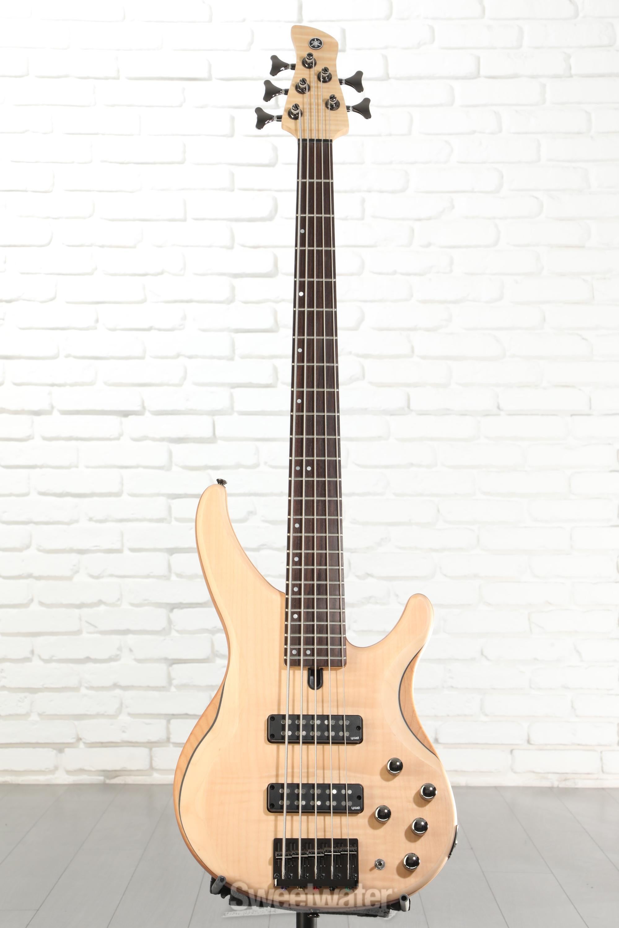 Yamaha TRBX605FM 5-string Bass Guitar - Natural Satin | Sweetwater