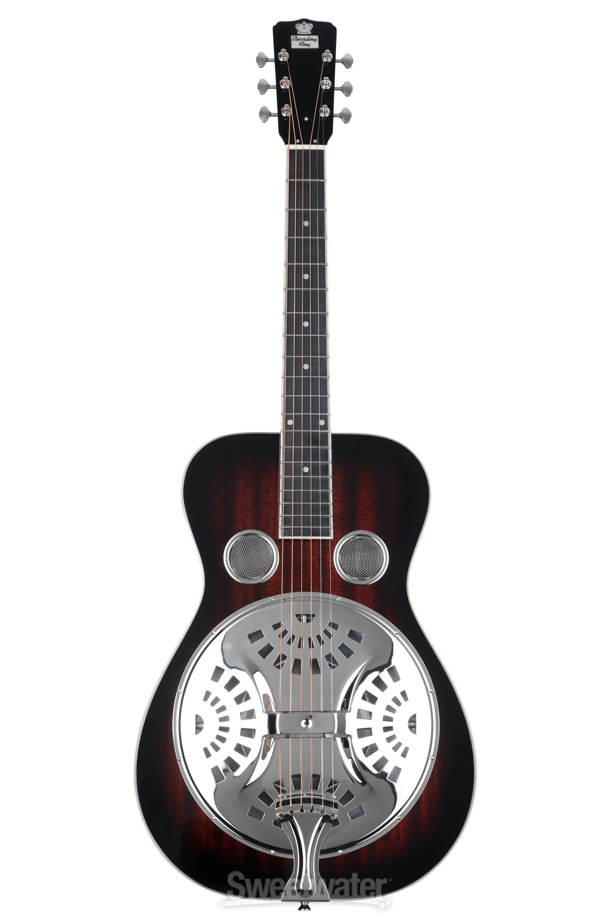 Recording King Professional Roundneck Resonator Guitar - Vintage
