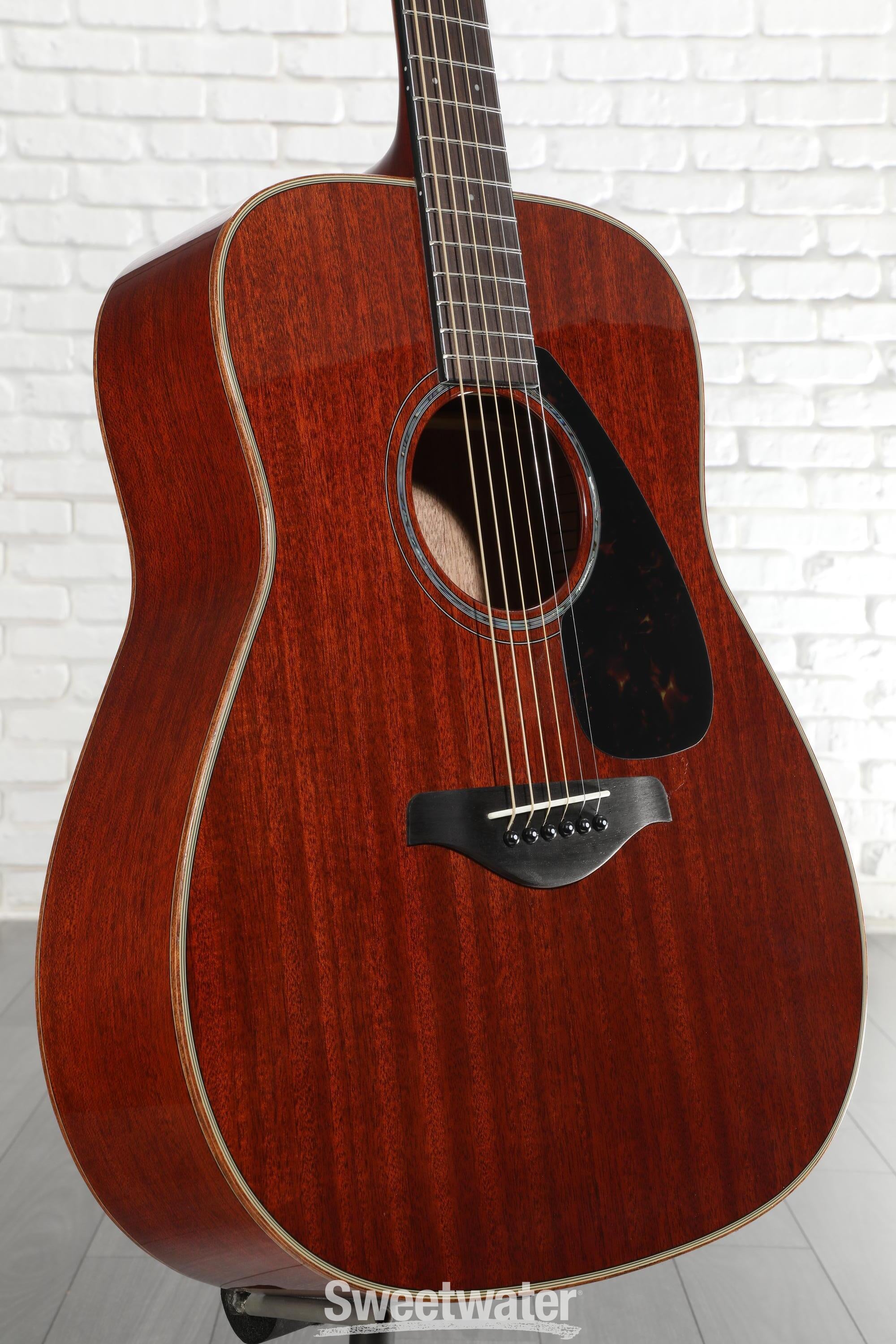 Yamaha FG850 Dreadnought Acoustic Guitar - Natural | Sweetwater