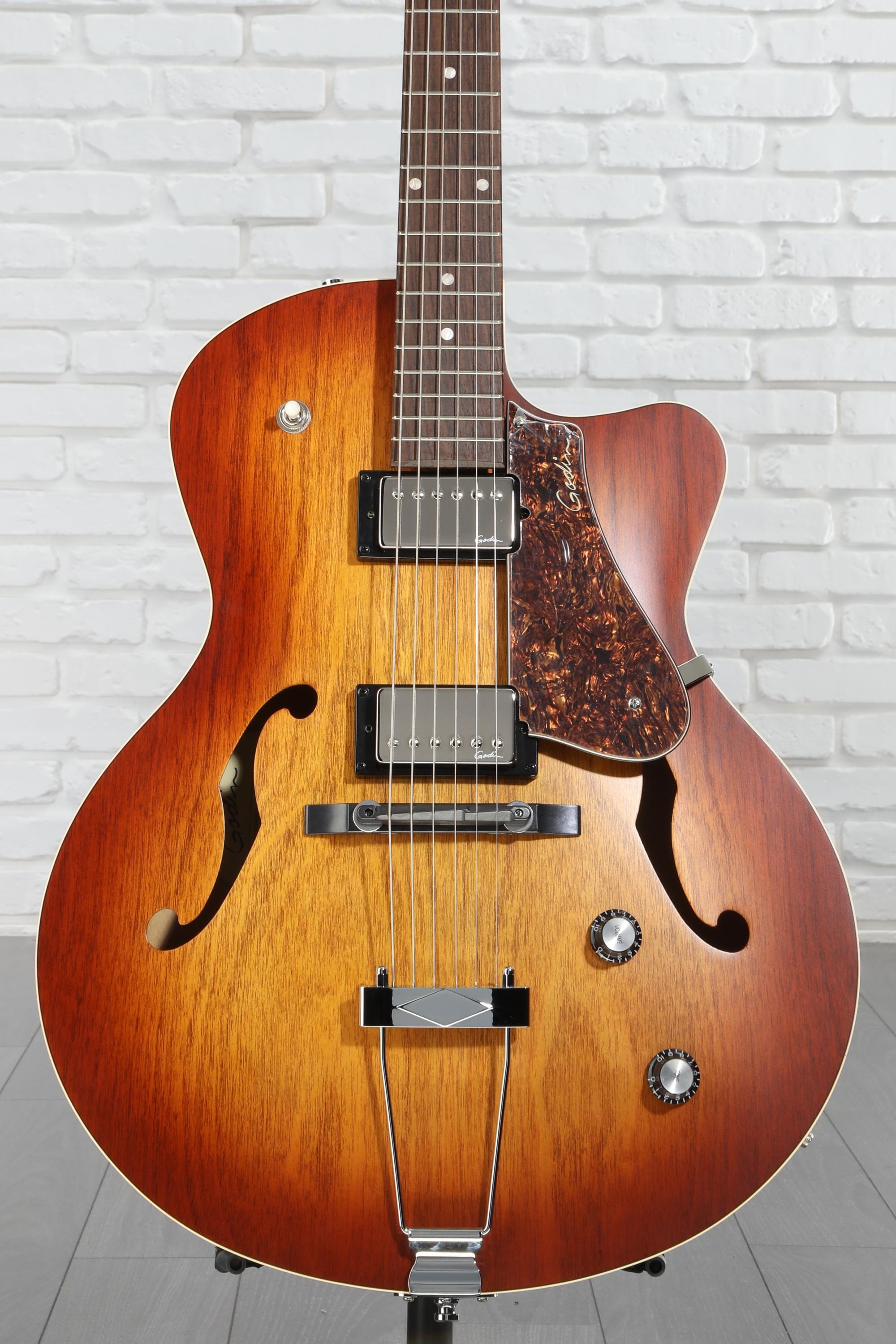Godin 5th Avenue CW Kingpin II HB Hollowbody Electric Guitar