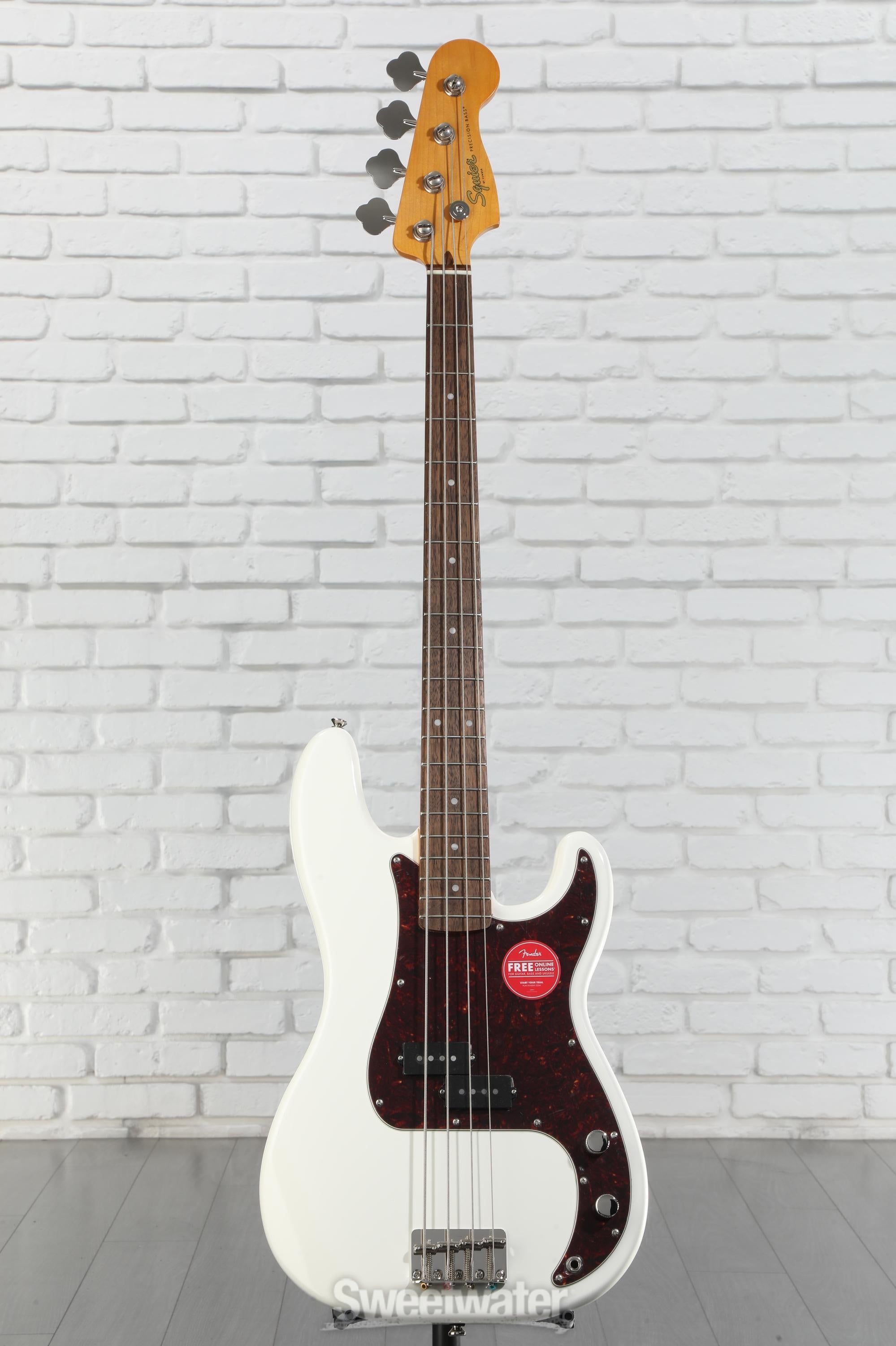 ベース Squier Classic Vibe 60s PB SB Squier Classic Vibe '60s Precision Bass - Olympic White