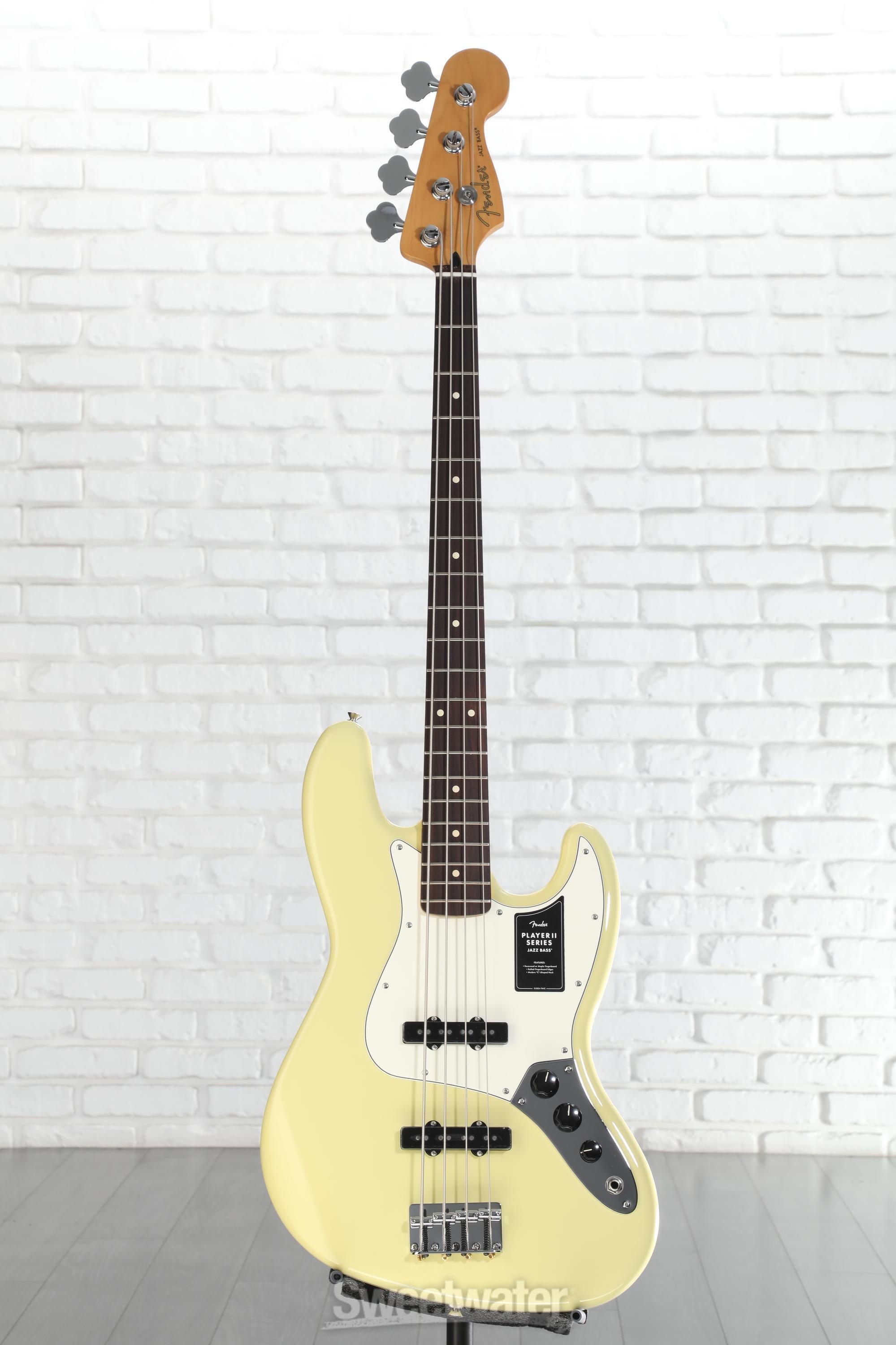 Fender Player II Jazz Bass - Hialeah Yellow with Rosewood
