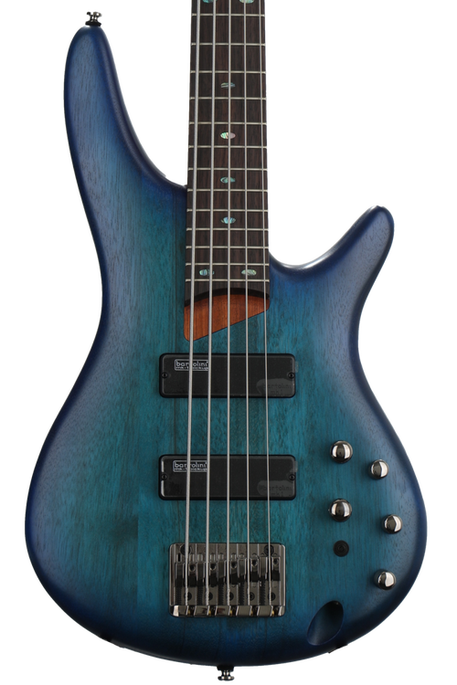 Ibanez SR505 5-string - Sapphire Blue Flat | Sweetwater