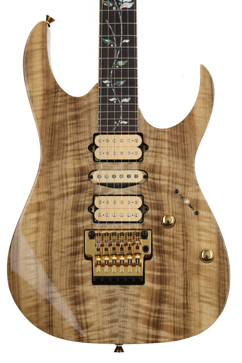 Ibanez RG8570 J Custom Limited Edition - Natural Myrtle Top