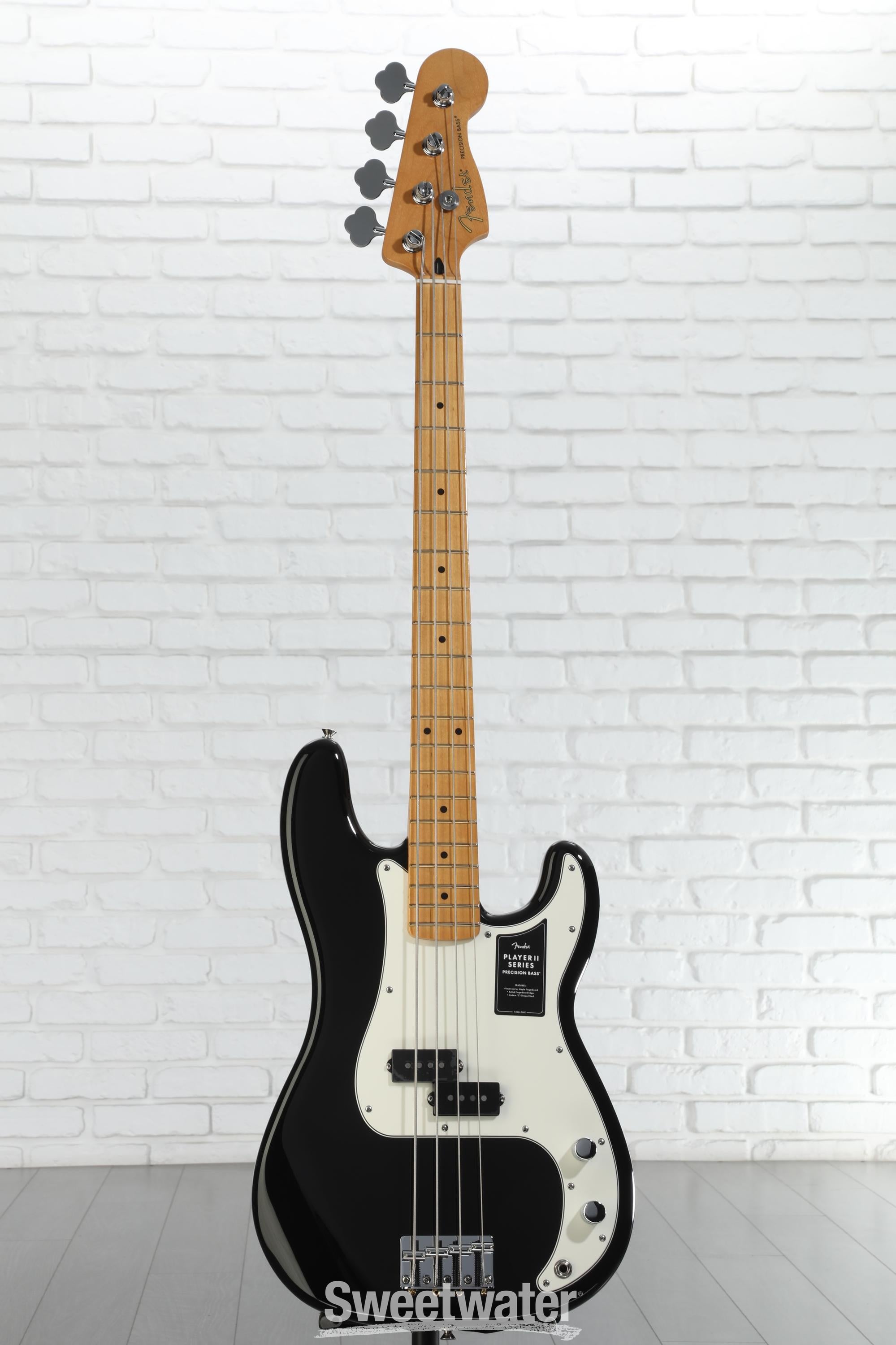 本日限定価格Fender Player Ⅱ Precision Bass BLK Fender Player II Precision Bass - Black | Sweetwater