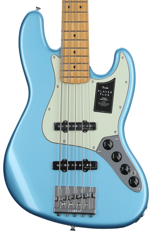 Fender Player Plus Active Jazz Bass V - Opal Spark with Maple Fingerboard