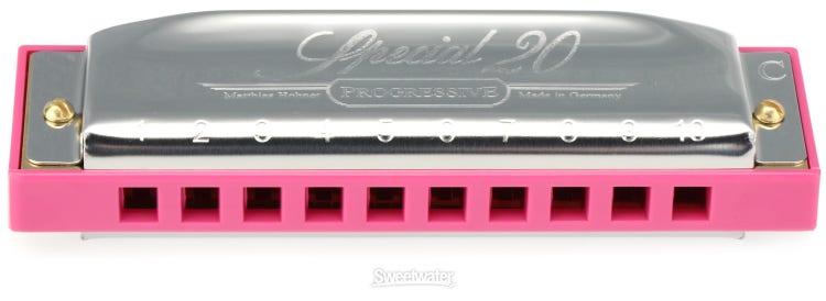Hohner Special 20 Harmonica - Key of C, Pink