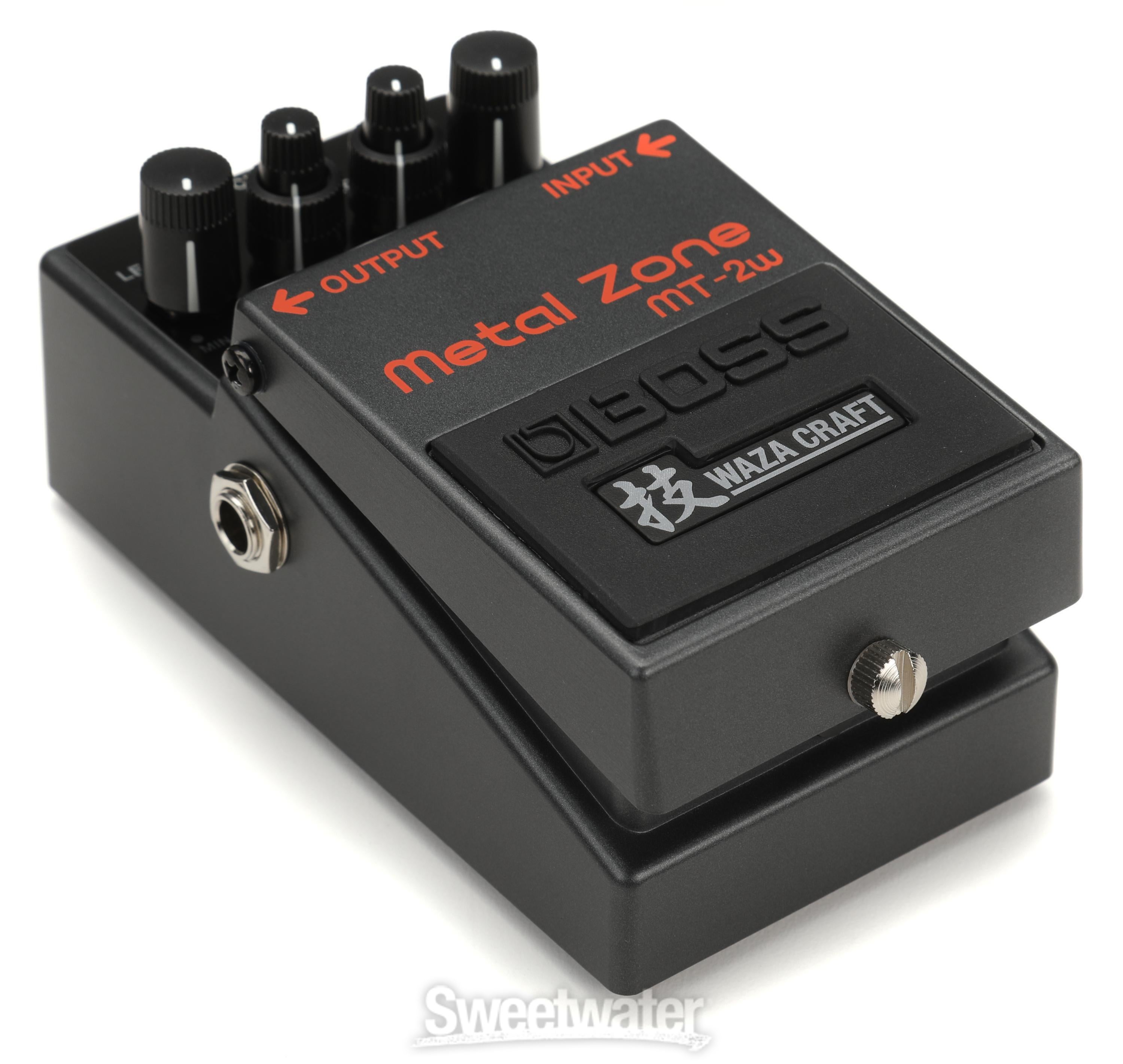 Boss MT-2W Waza Craft Metal Zone Distortion Pedal Reviews | Sweetwater