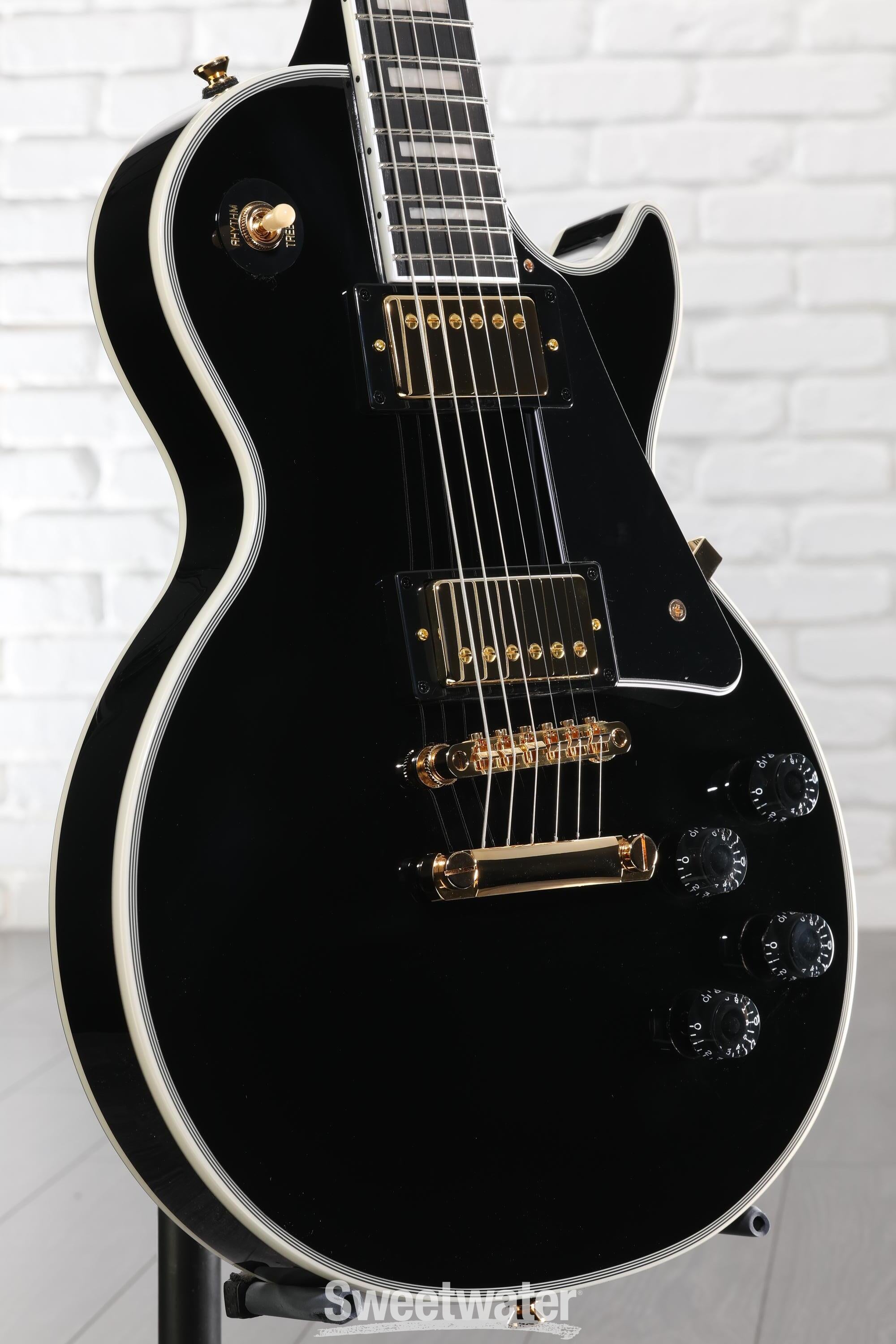 Epiphone Les Paul Custom Electric Guitar - Ebony | Sweetwater
