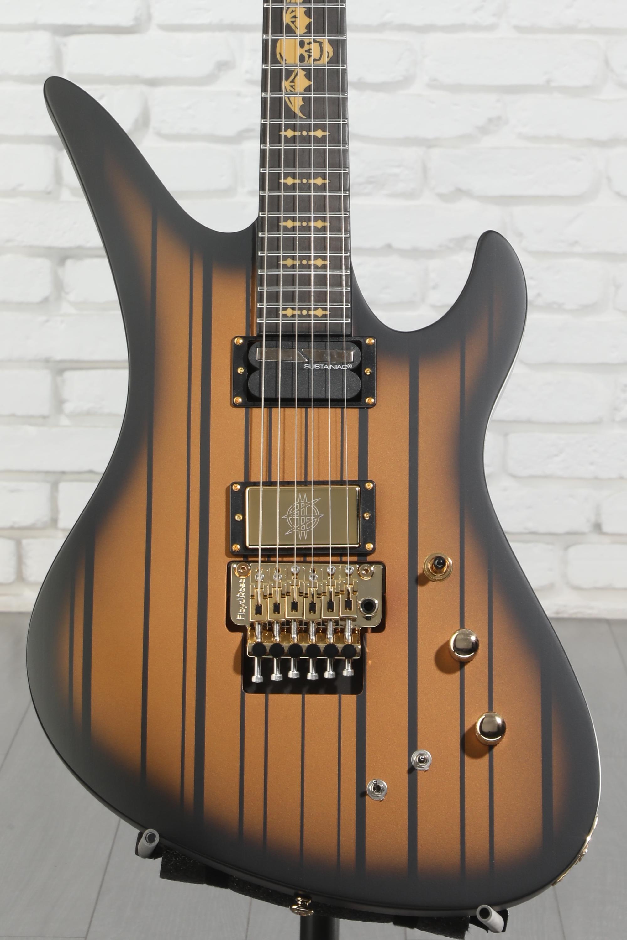 Schecter Synyster Gates Custom-S Electric Guitar - Satin Gold Burst