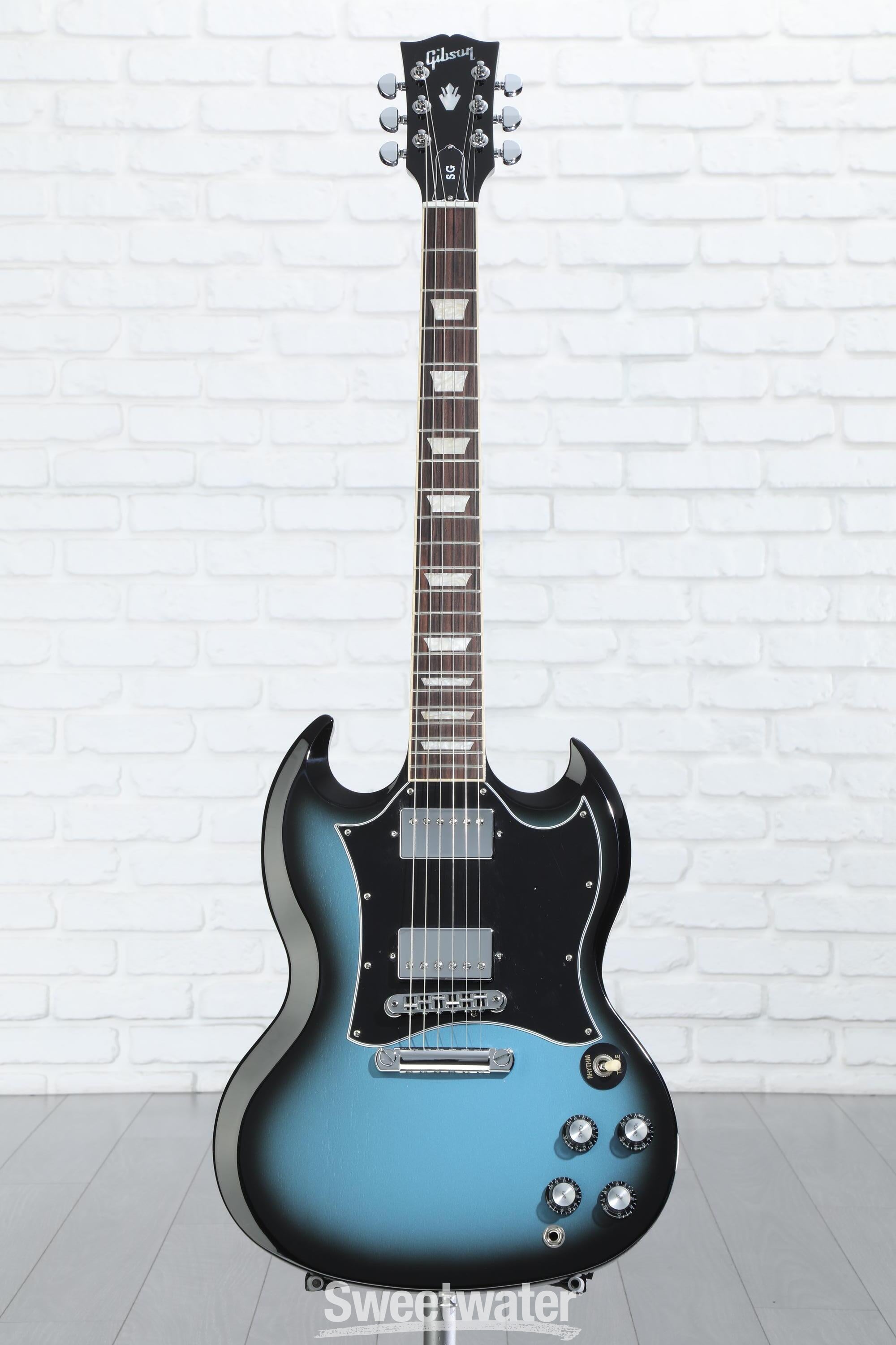 Gibson SG Standard Electric Guitar - Pelham Blue Burst | Sweetwater