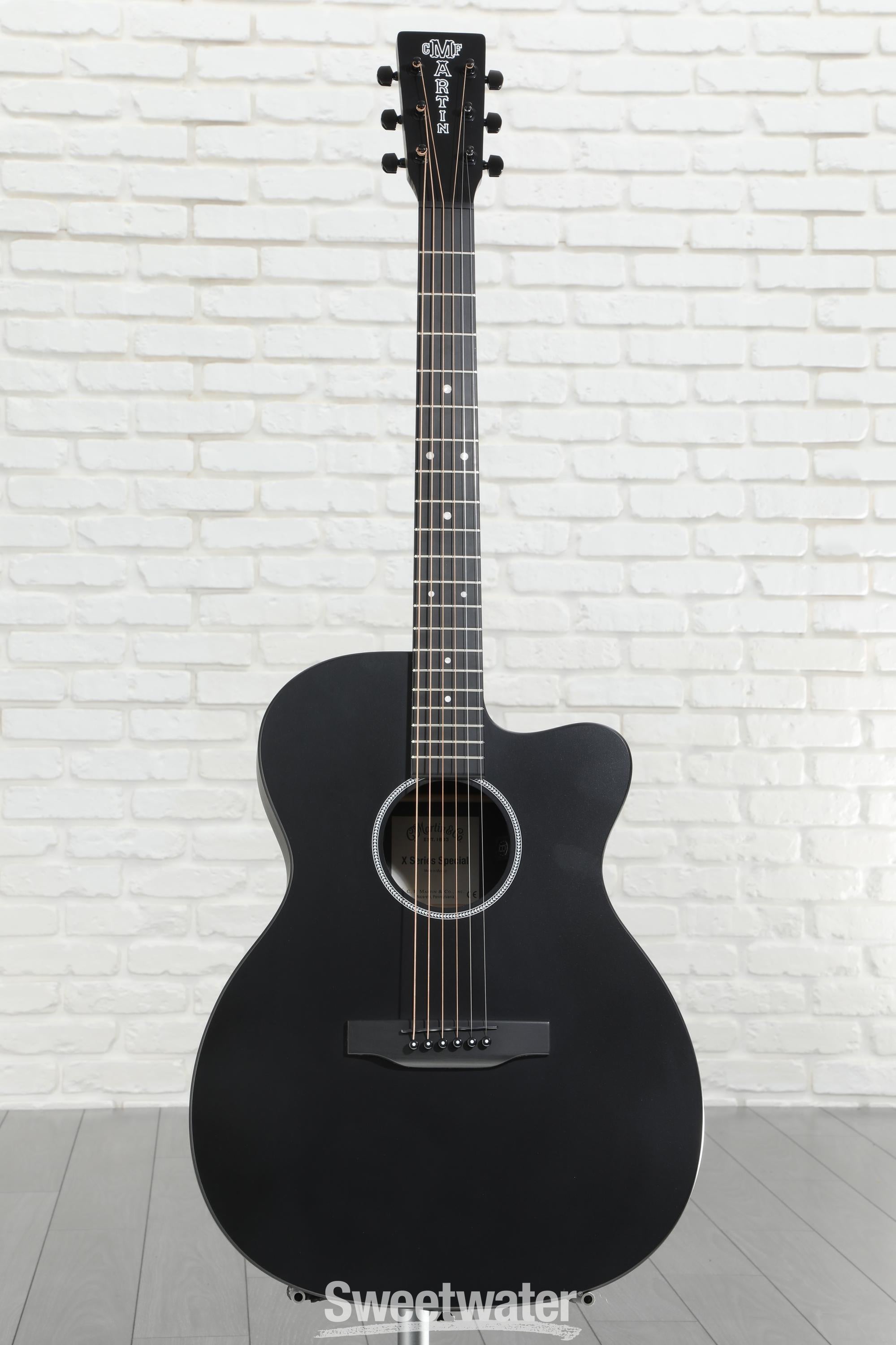 Martin Sweetwater Select OMCX1E Acoustic-electric Guitar - Black