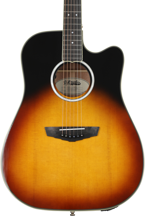 D'Angelico Excel Bowery Dread Acoustic-electric Guitar - Vintage Sunburst