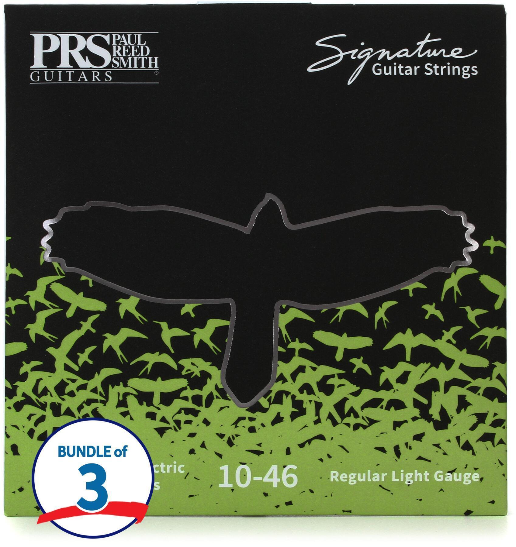 Photo of PRS Signature Electric Guitar Strings - .010- .046 Light 3-pack