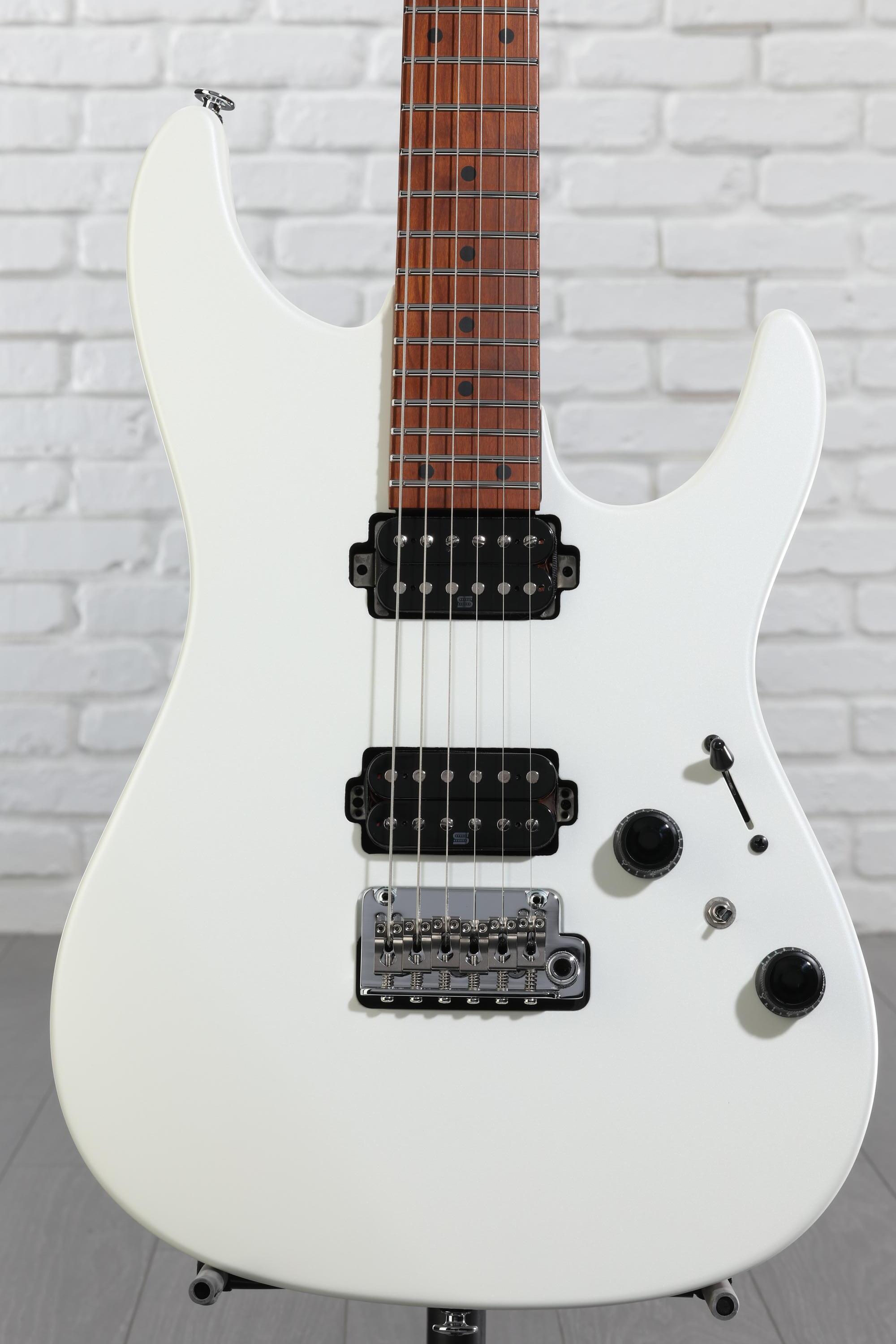 Ibanez Prestige AZ2402 Electric Guitar - Pearl White Flat | Sweetwater