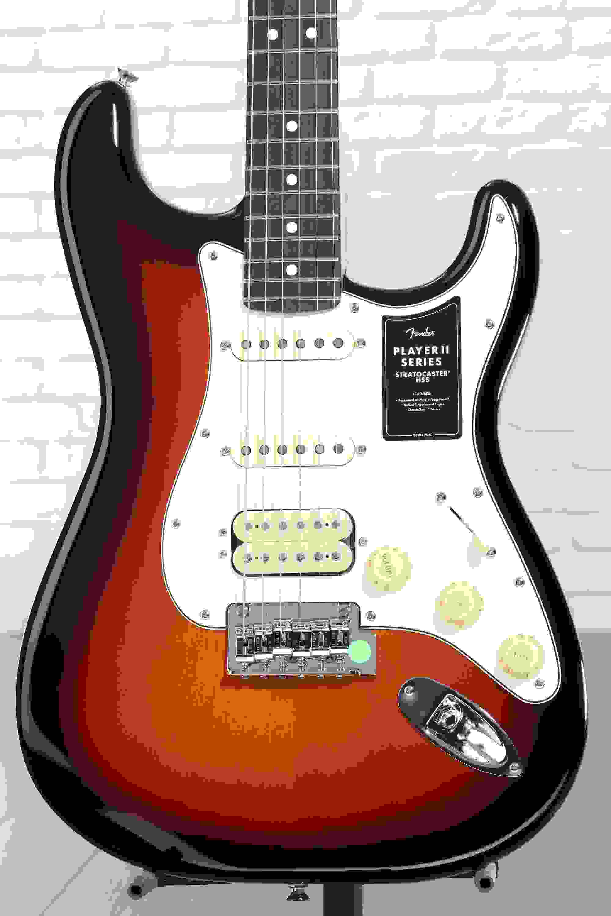 Fender Player II Stratocaster HSS Electric Guitar - 3-color Sunburst