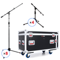 Photo of Gator Mic Stand Tour Bundle with 12 Stands and Flight Case