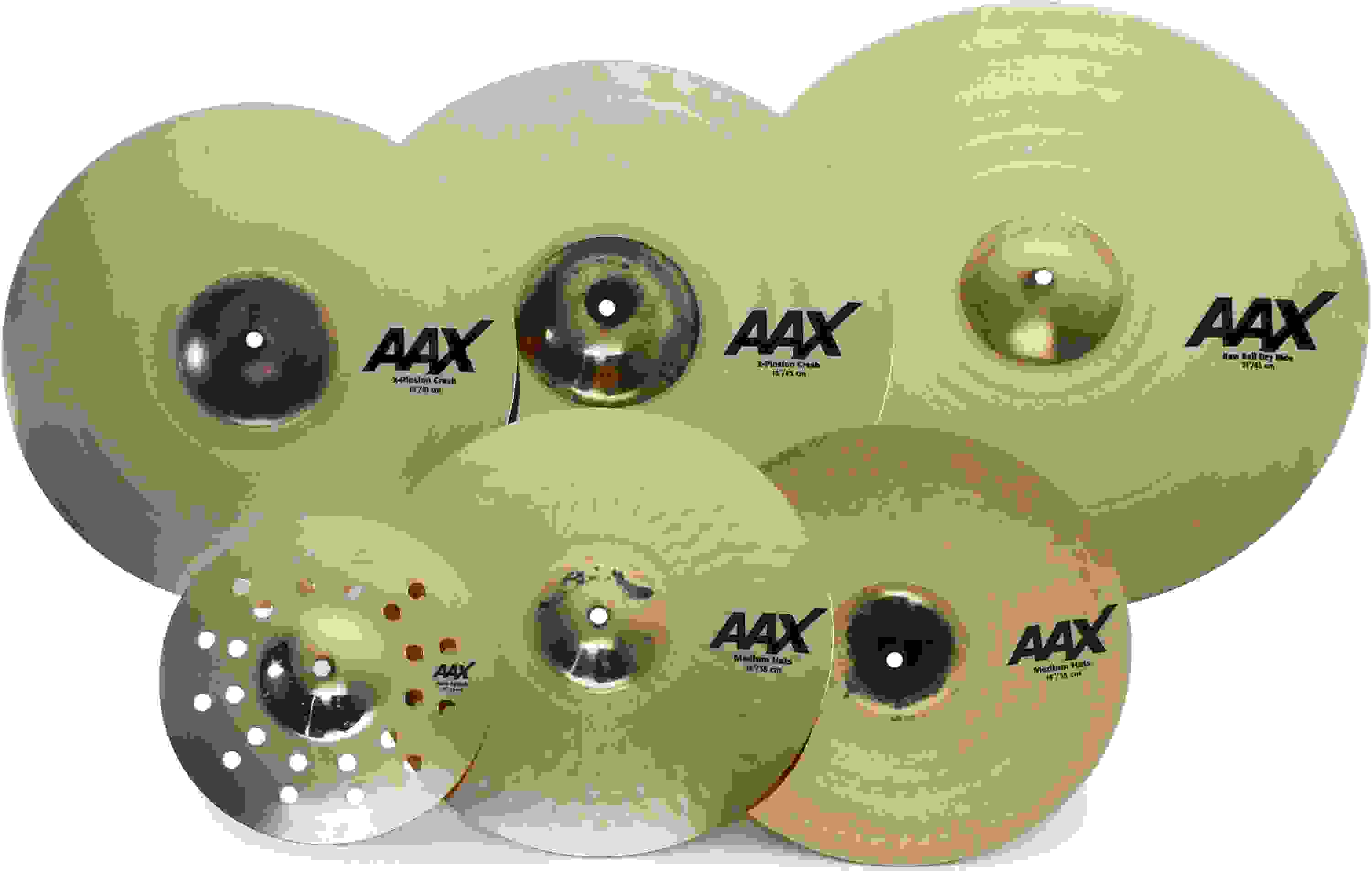 Sabian AAX Praise and Worship 5-piece Cymbal Pack