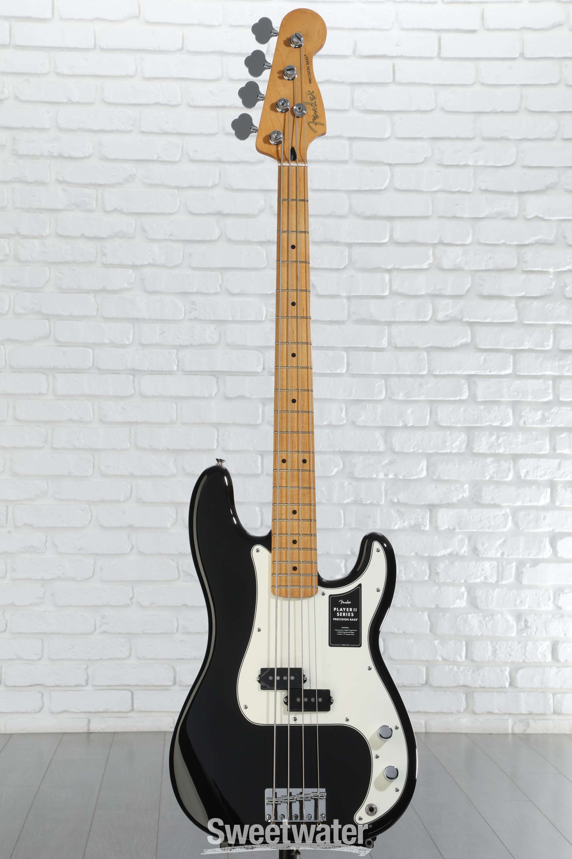 ベース Fender Player Precision bass Fender Player II Precision Bass - Black | Sweetwater
