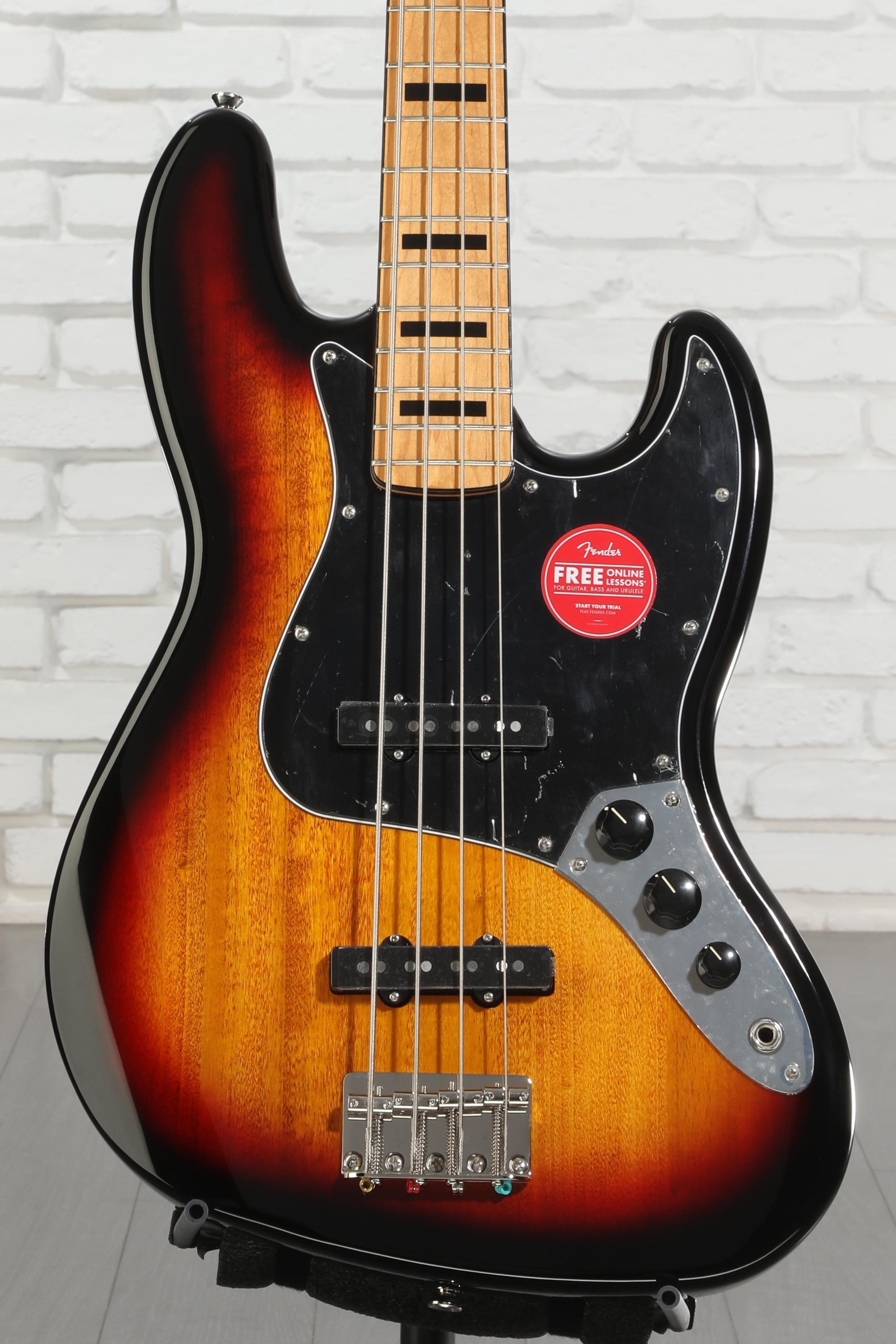 Squier Classic Vibe '70s Jazz Bass - 3-Tone Sunburst | Sweetwater