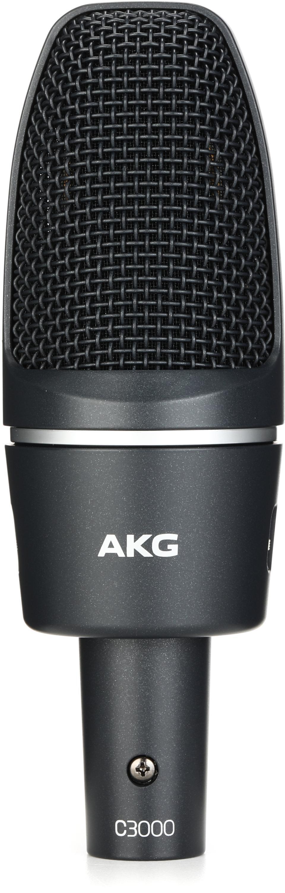 激安品【コンデンサーマイク】C3000B【AKG】 配信機器・PA機器・レコーディング機器