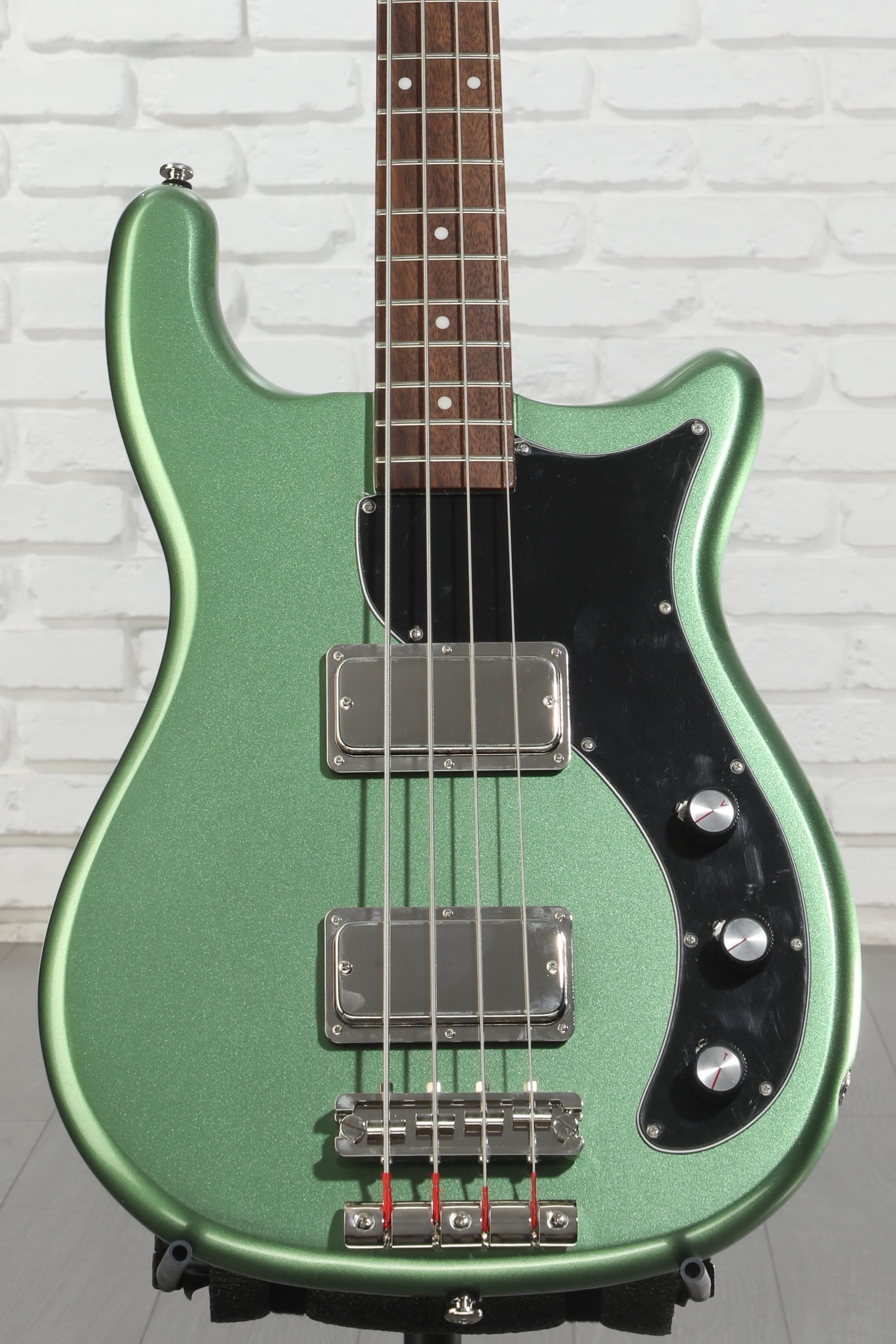 Epiphone Embassy Bass Guitar - Wanderlust Green Metallic | Sweetwater
