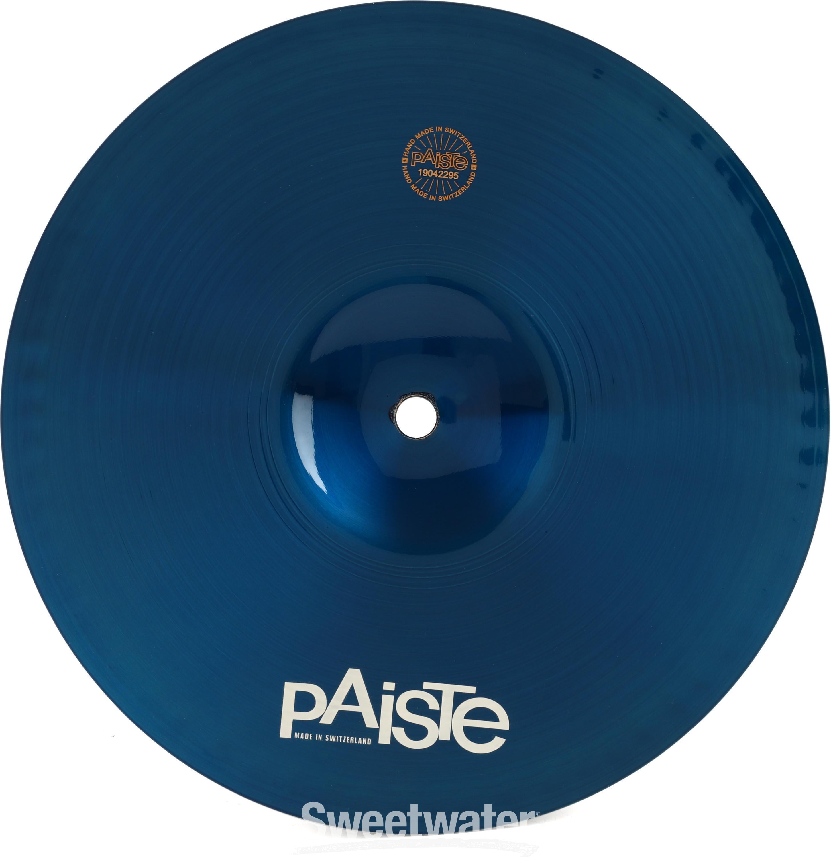 Cymbal　Color　Paiste　Sound　10　Splash　inch　900　Blue　Sweetwater