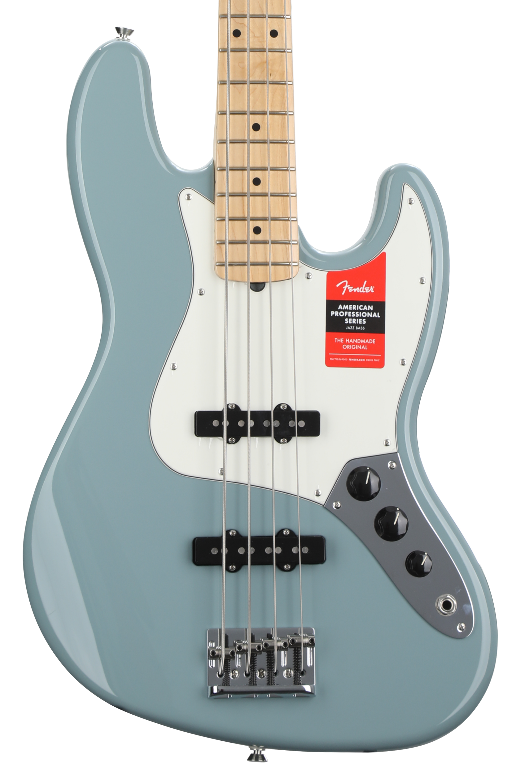 Fender American Professional Jazz Bass - Sonic Gray with Maple Fingerboard