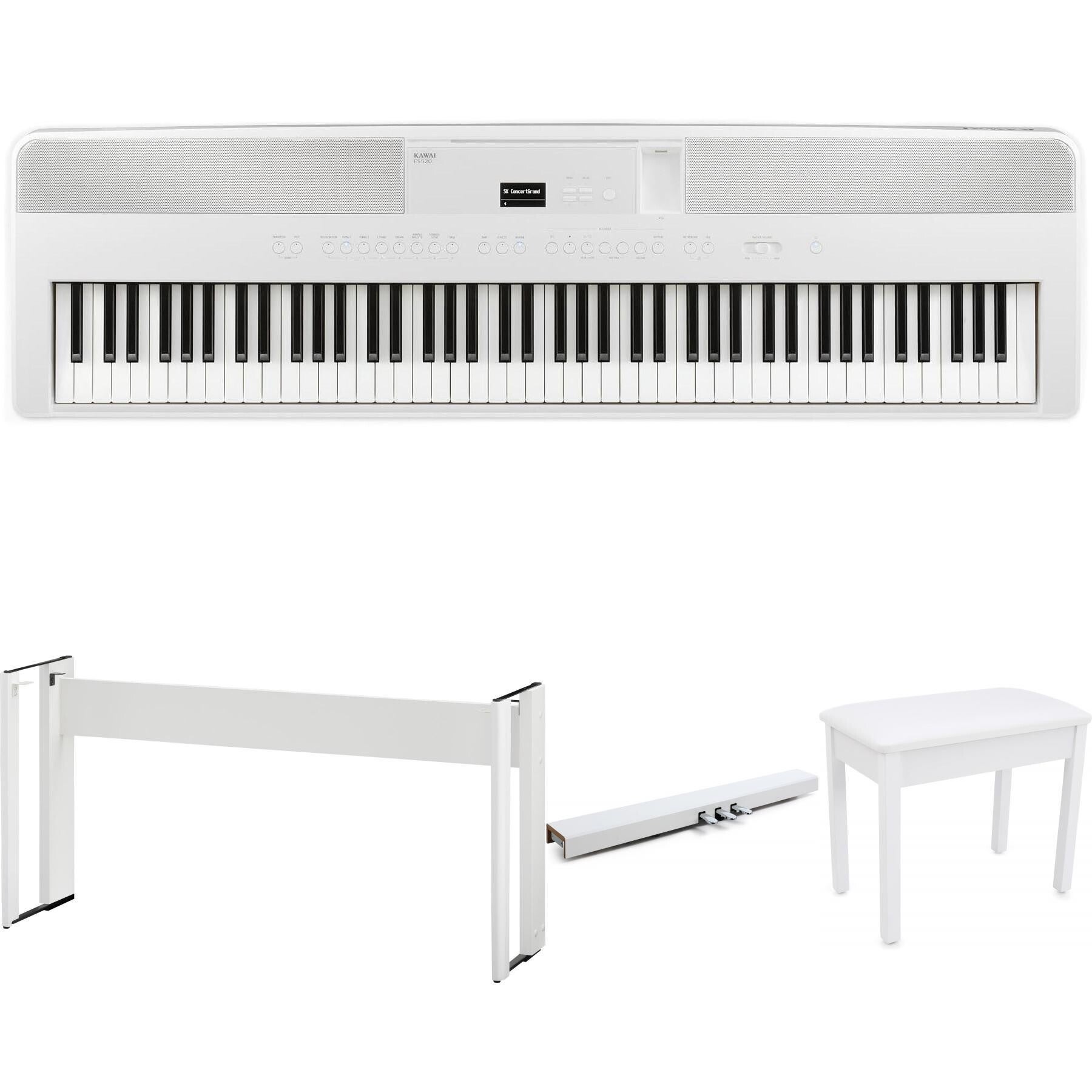 Kawai ES520 Digital Piano - Kawai ES Portable Digital Pianos