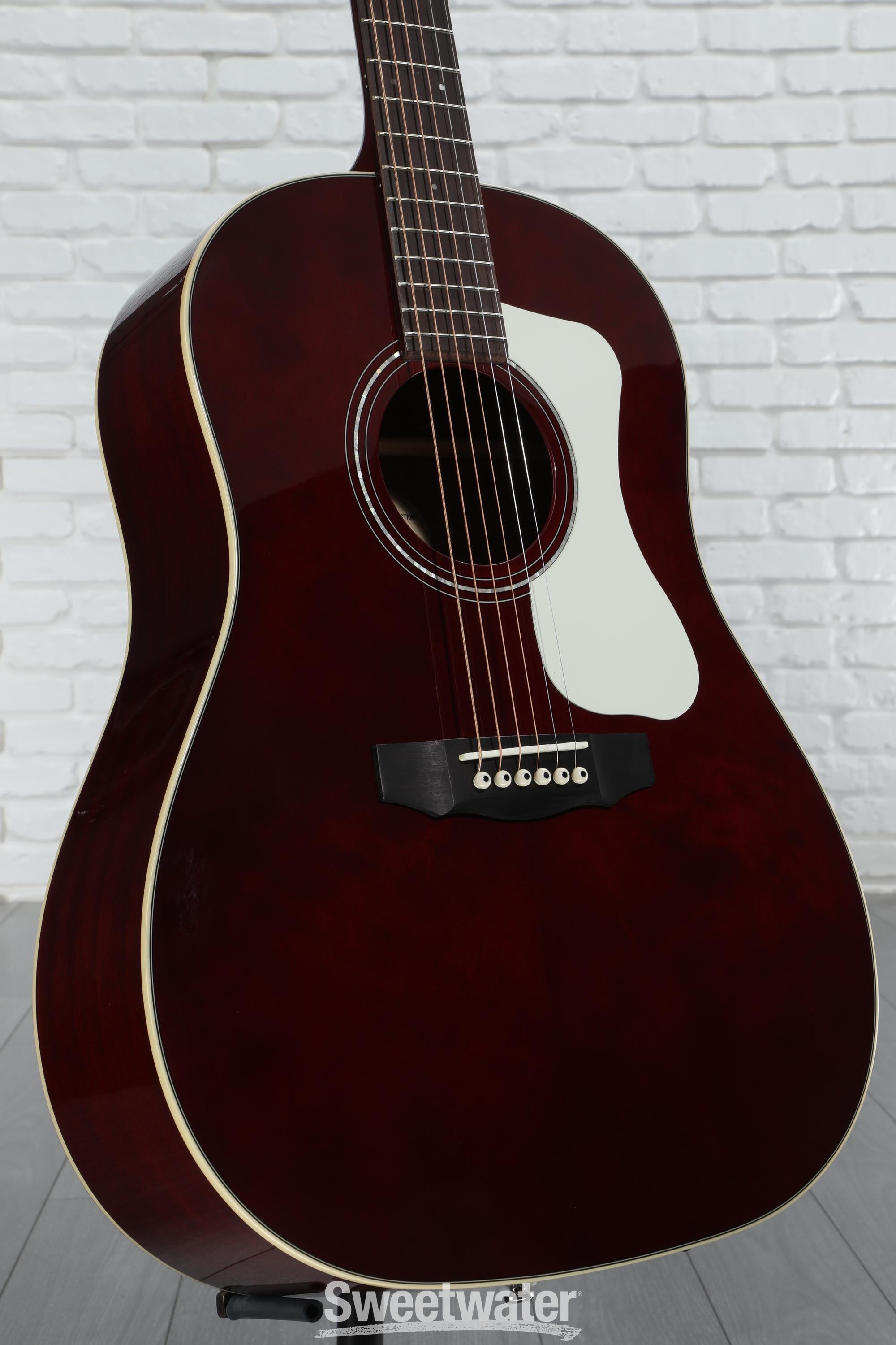 Guild DS-240 Memoir Acoustic Guitar - Wine Red | Sweetwater