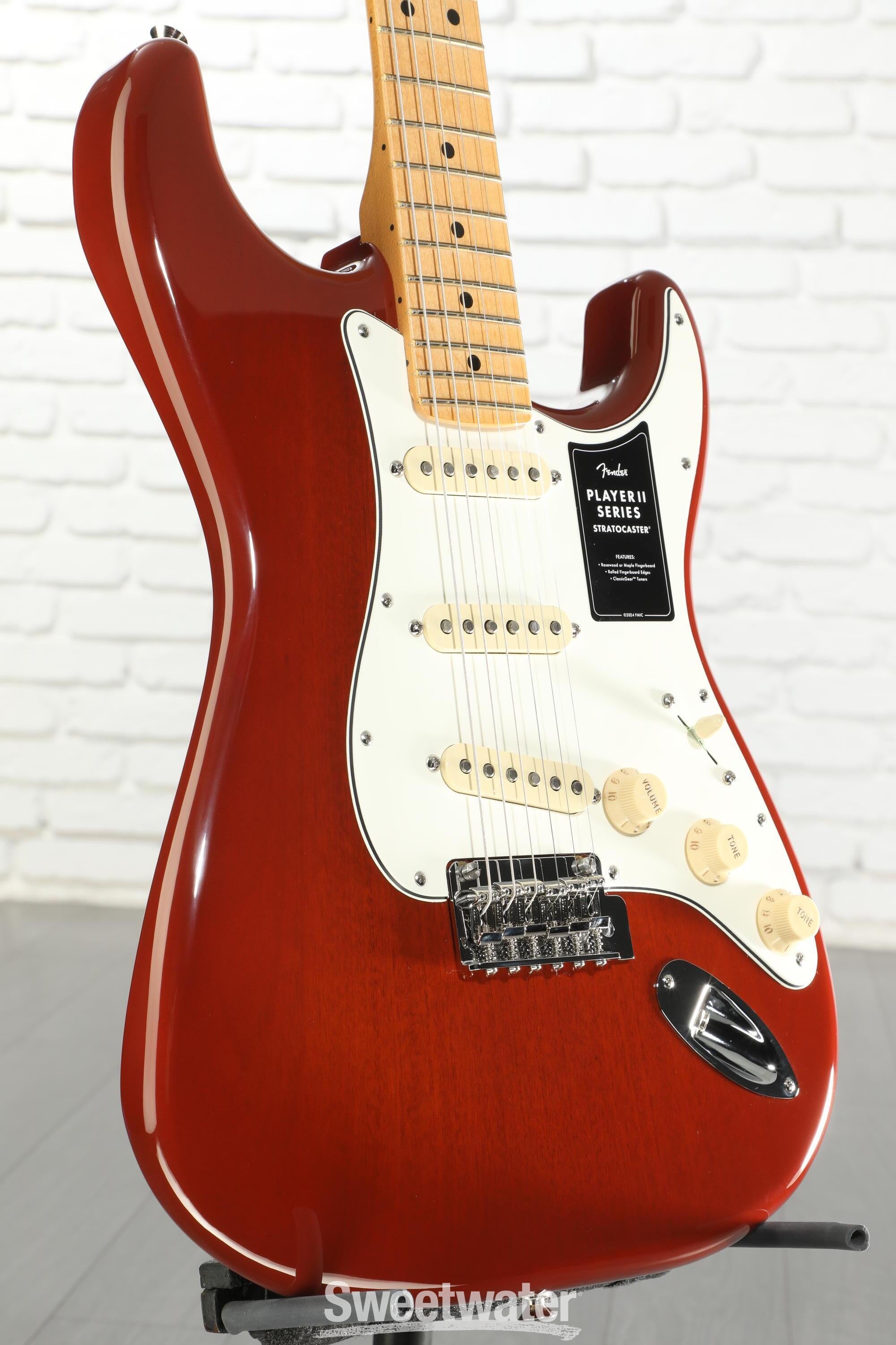 Fender Player II Stratocaster Electric Guitar - Transparent Mocha