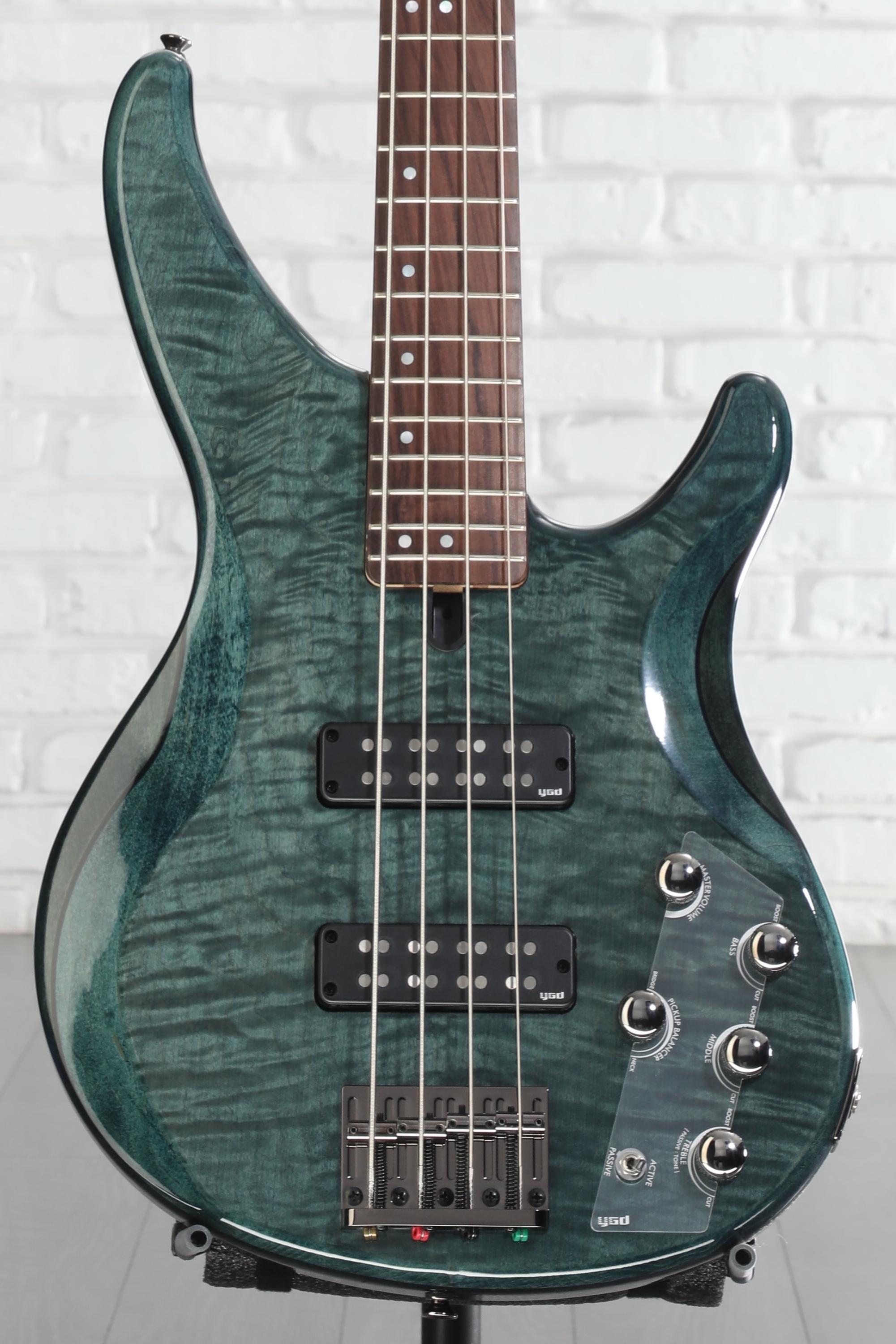 Yamaha TRBX604FM 4-string Bass Guitar - Indigo Blue | Sweetwater