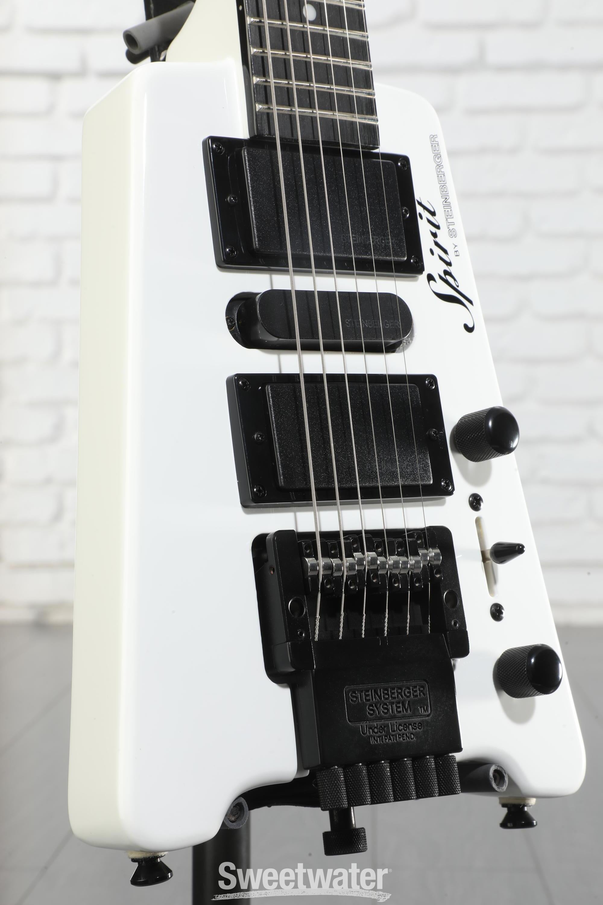 Steinberger Spirit GT-PRO Deluxe Electric Guitar - White | Sweetwater