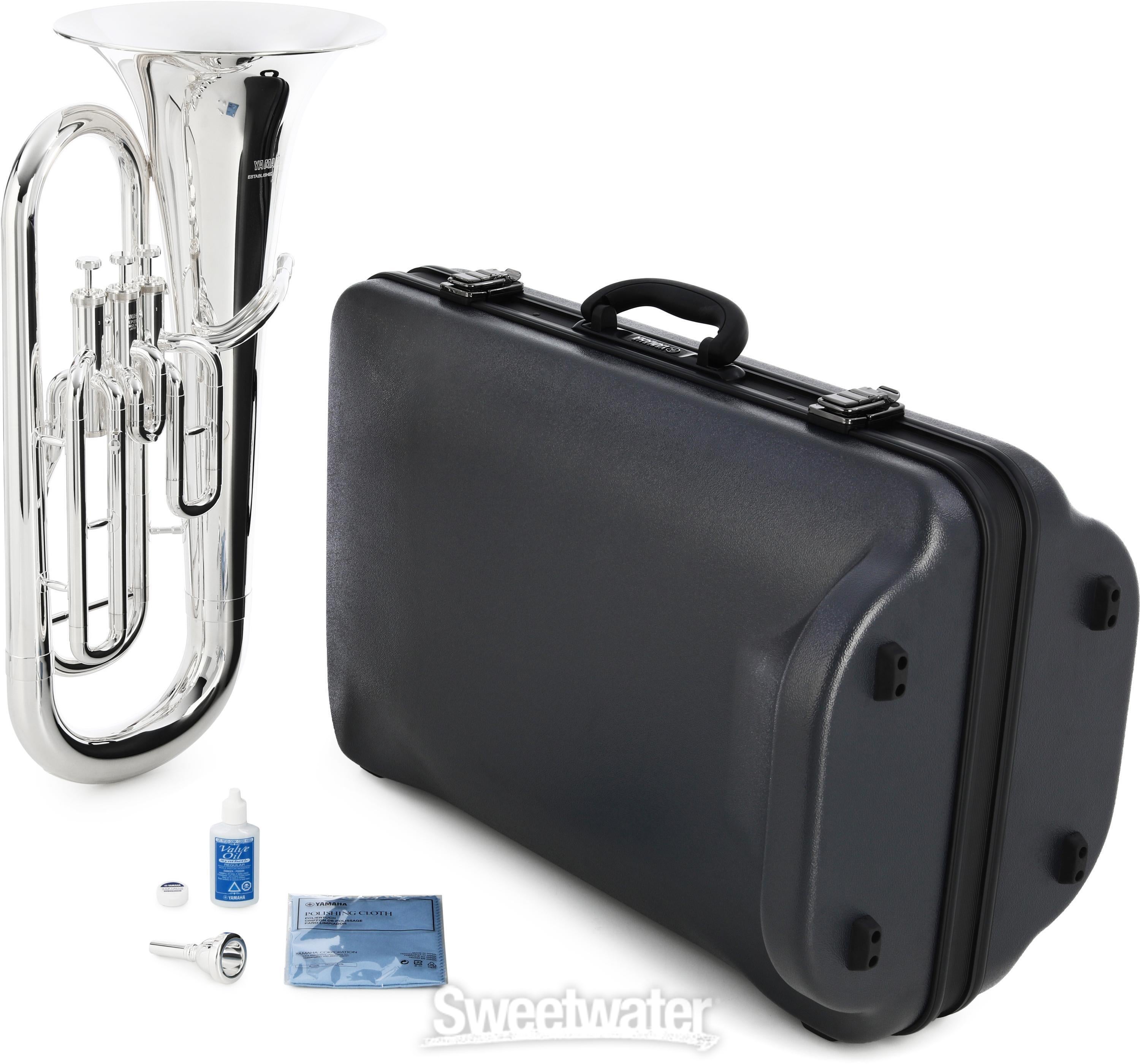 Yamaha YEP-201 3-Valve Student Euphonium - Silver-plated | Sweetwater