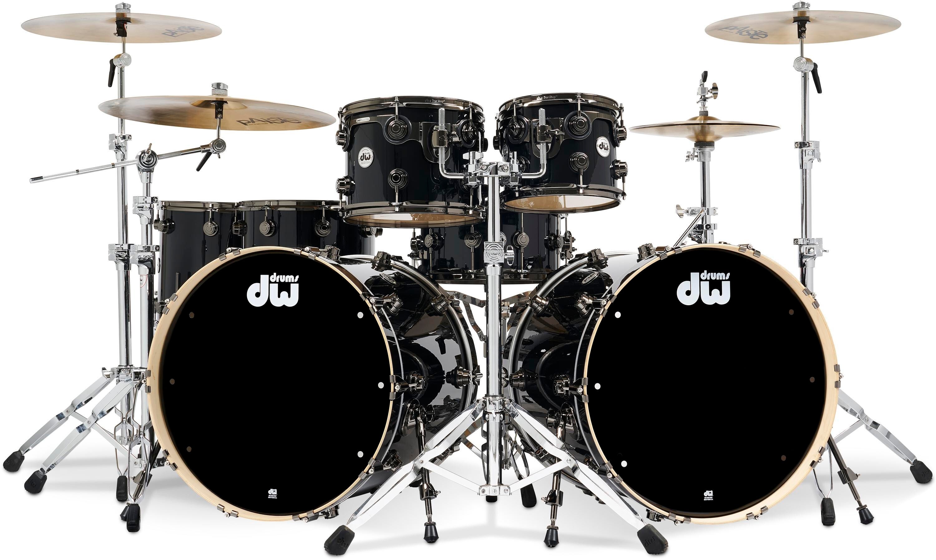 DW Collector's Series 6-piece Shell Pack - Gloss Black FinishPly