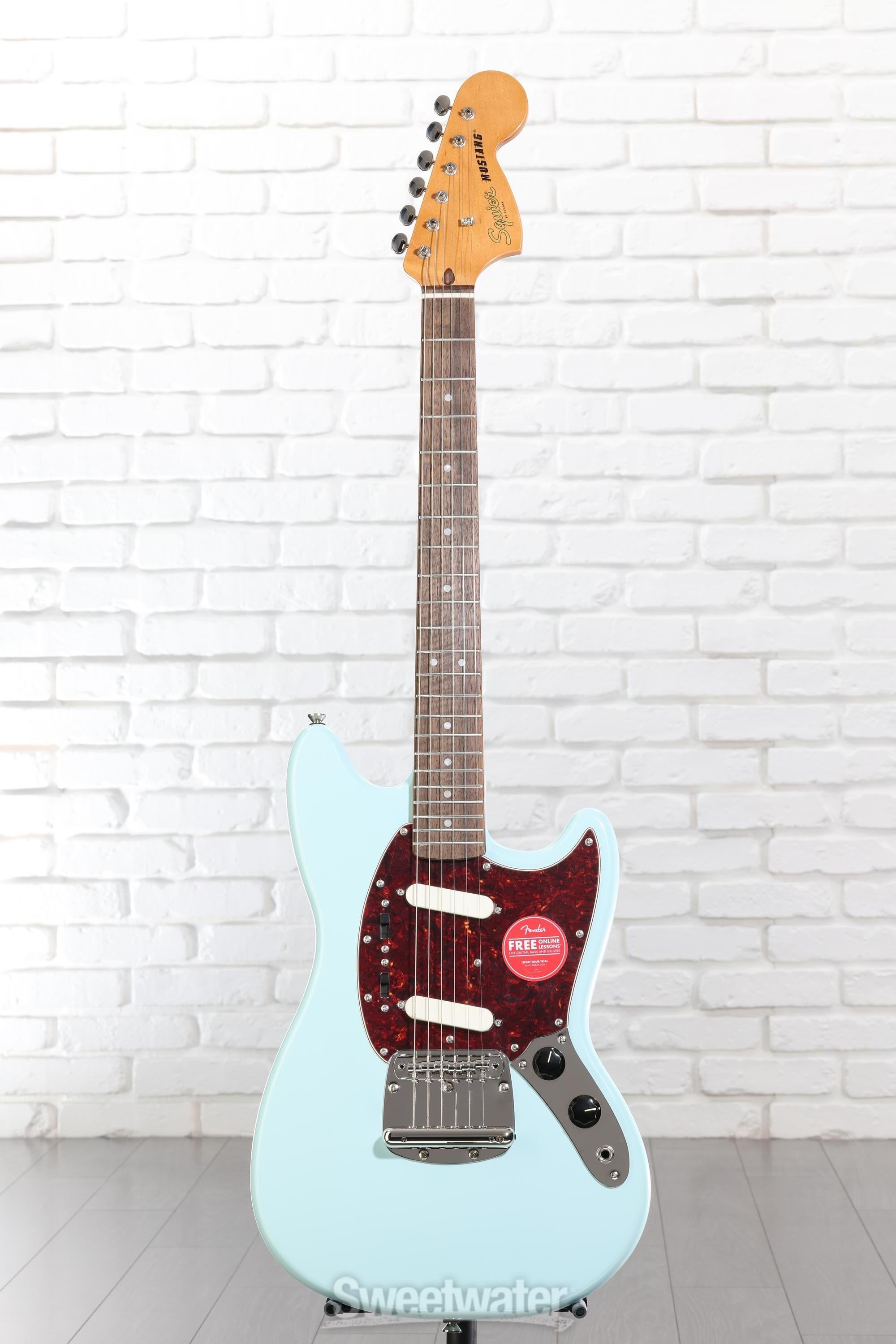 Squier Classic Vibe '60s Mustang Electric Guitar - Sonic Blue