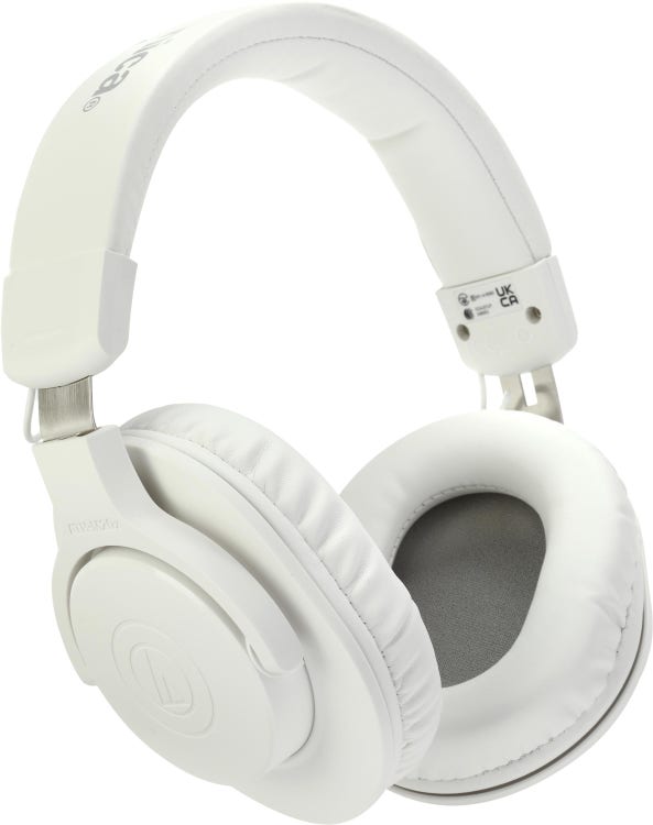 Audio-Technica ATH-M20xBT Wireless Over-ear Headphones - White