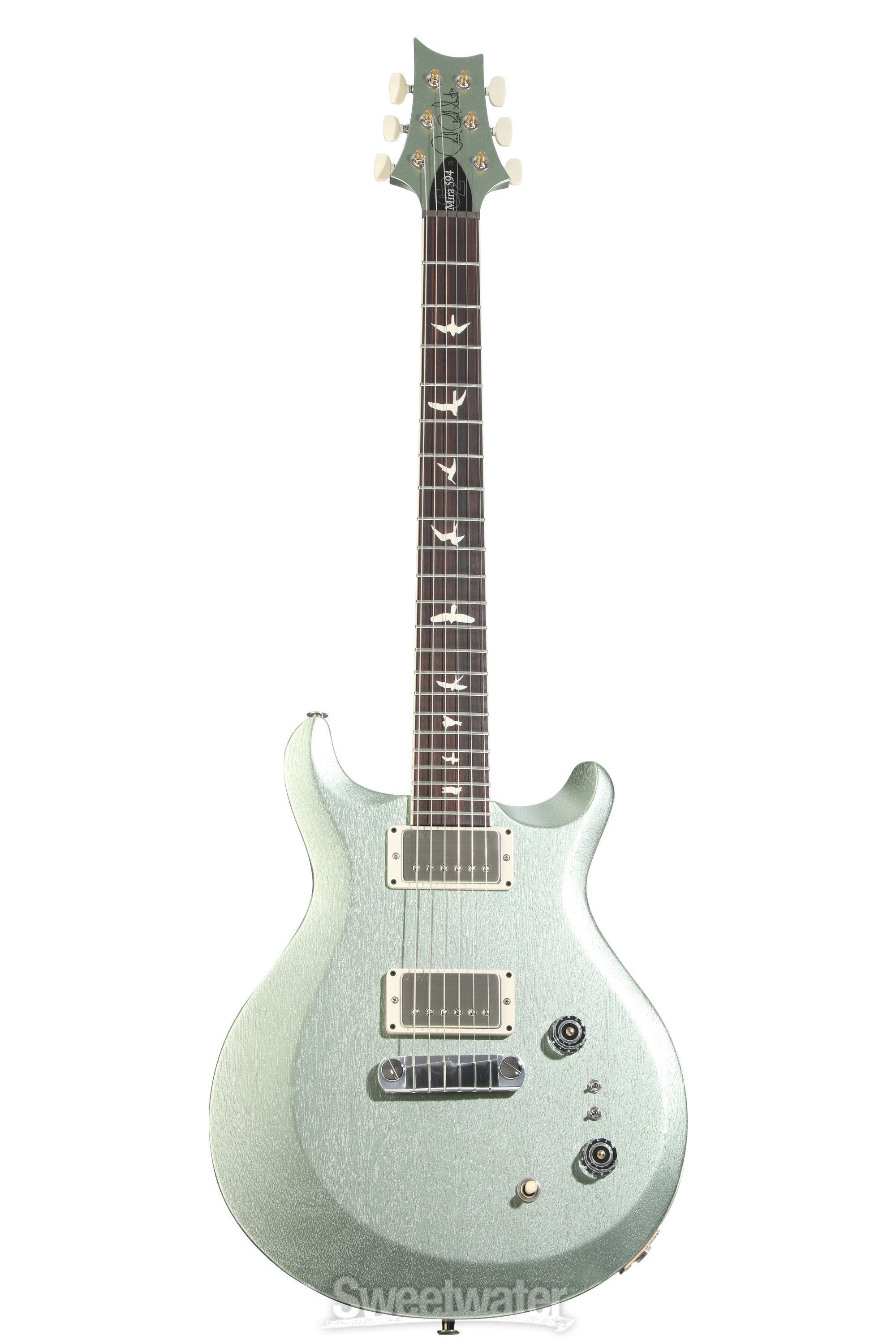 PRS S2 Mira 594 Electric Guitar - Satin Mavis Mint Metallic